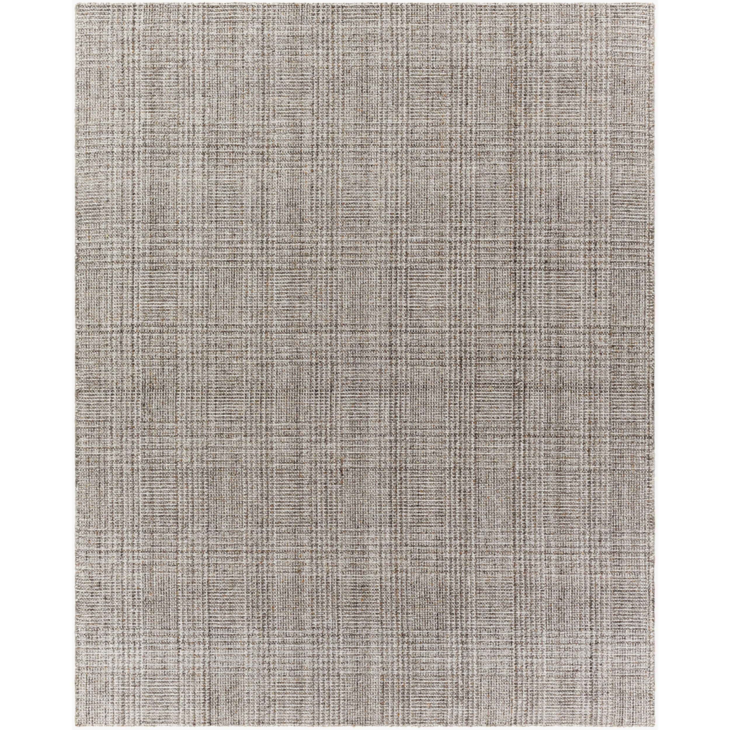Surya Hope HOP-2300 rug in White, Medium Gray, Taupe, Brown, Light Brown