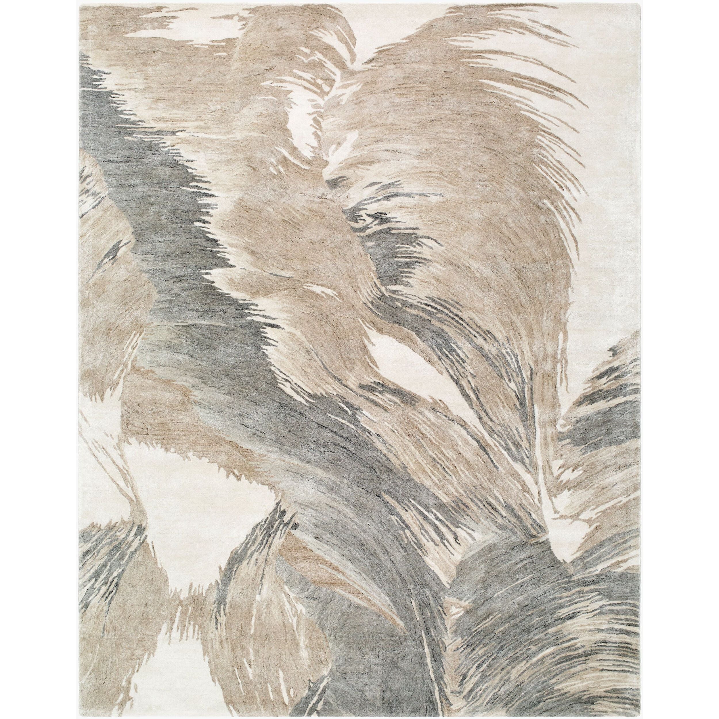 Surya Diva DDV-2305 Hand Tufted Rug in beige, taupe and charcoal