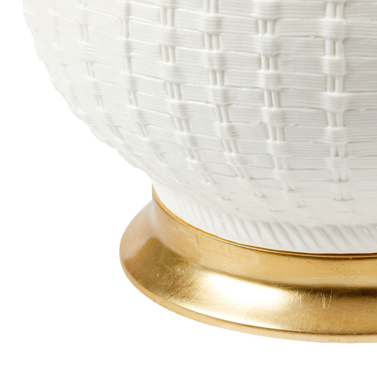 Villa and House Carla Table Lamp with Shade 17-inch White Linen, with Gold
