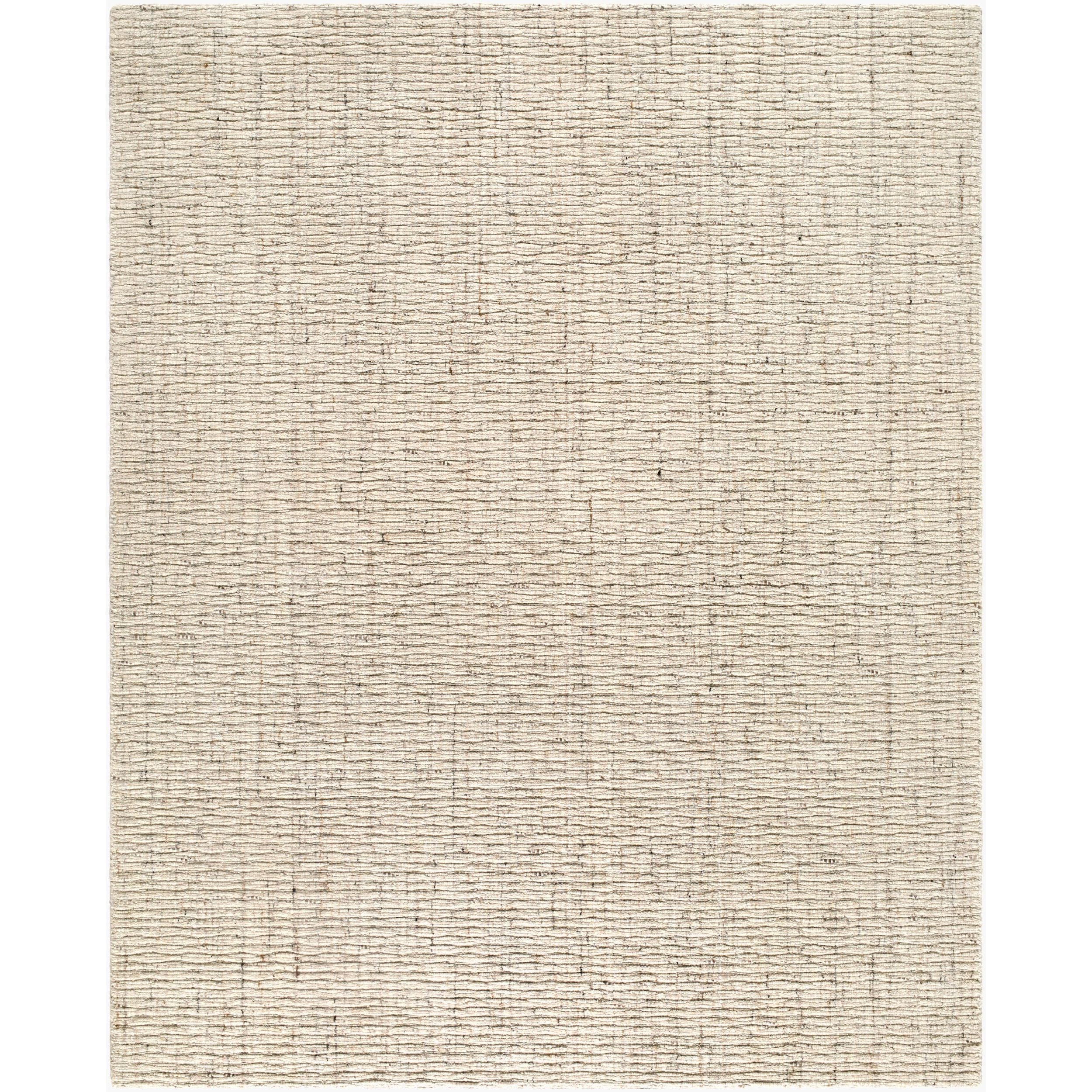 Surya Jennifer JNF-2301 Hand Knotted Rug in pure wool, Ivory, Sandstone, Charcoal
