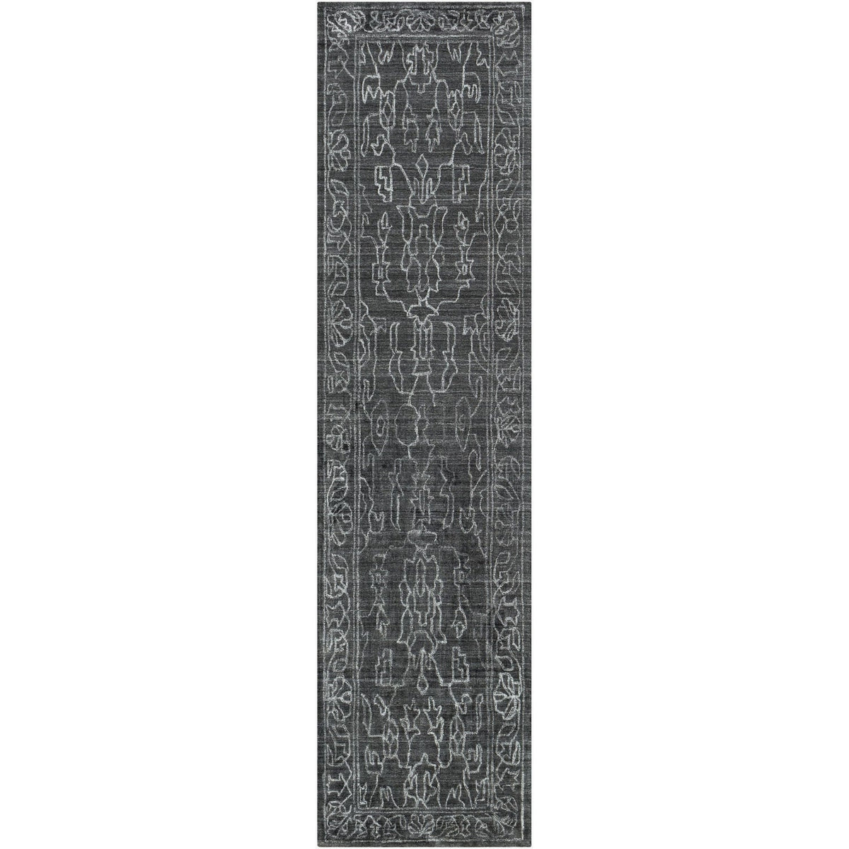 Surya Hightower HTW-3002 rug in Charcoal, Light Gray