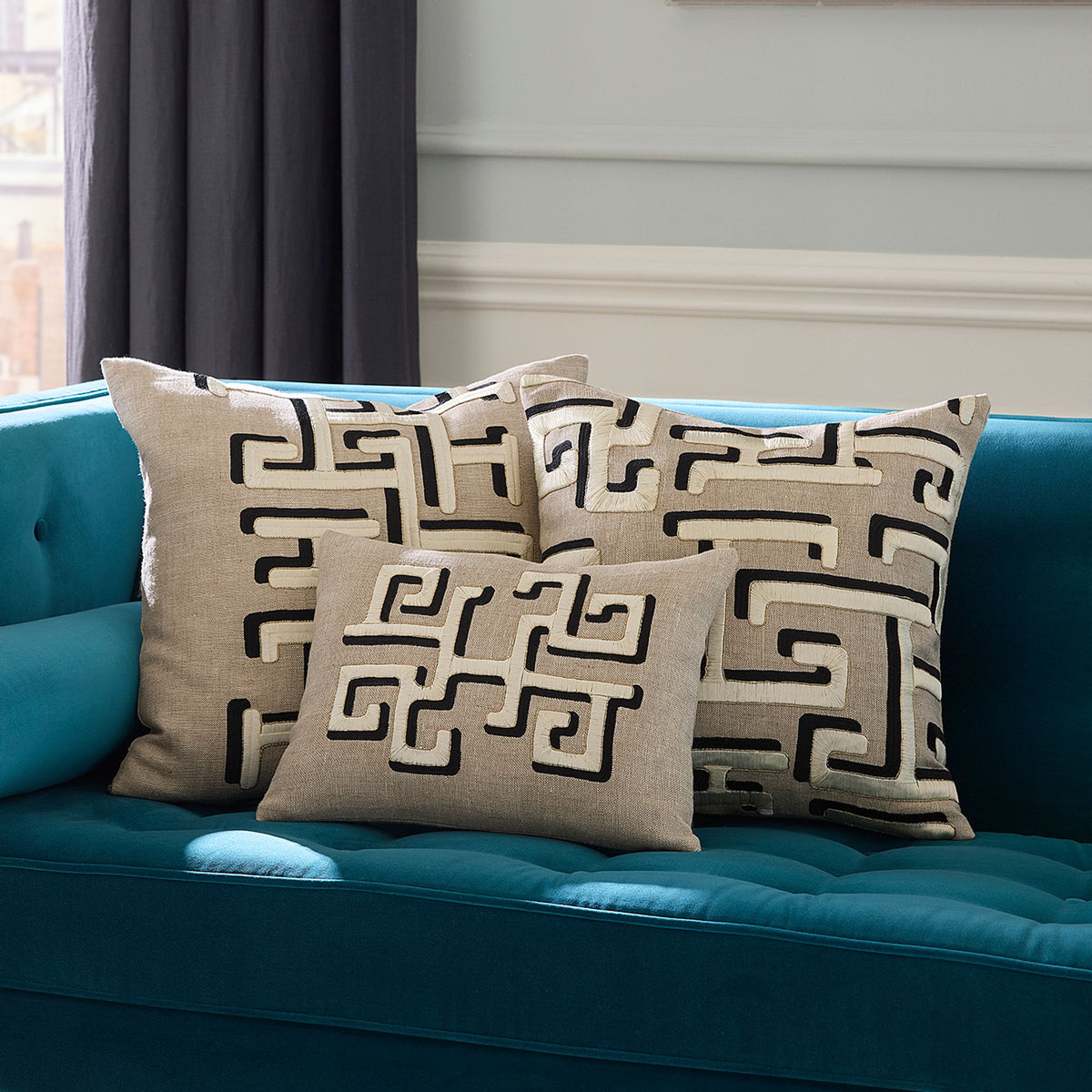 Jonathan Adler Trousdale Stripes Pillow