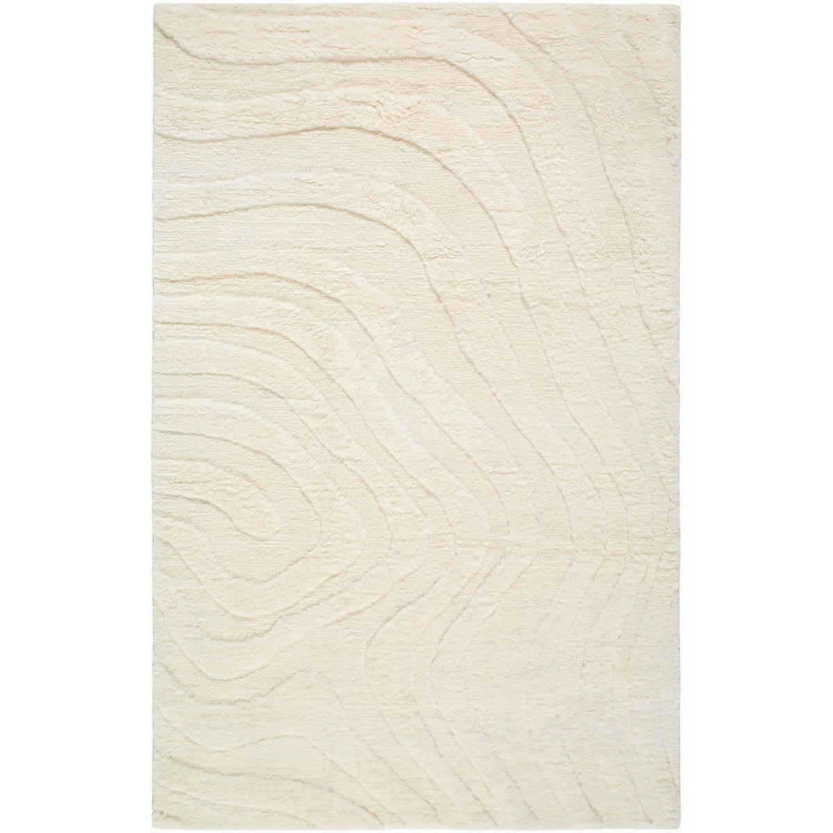 Surya Manpura MPR-2304 Hand Knotted Rug in Ivory, Cream and Sandstone