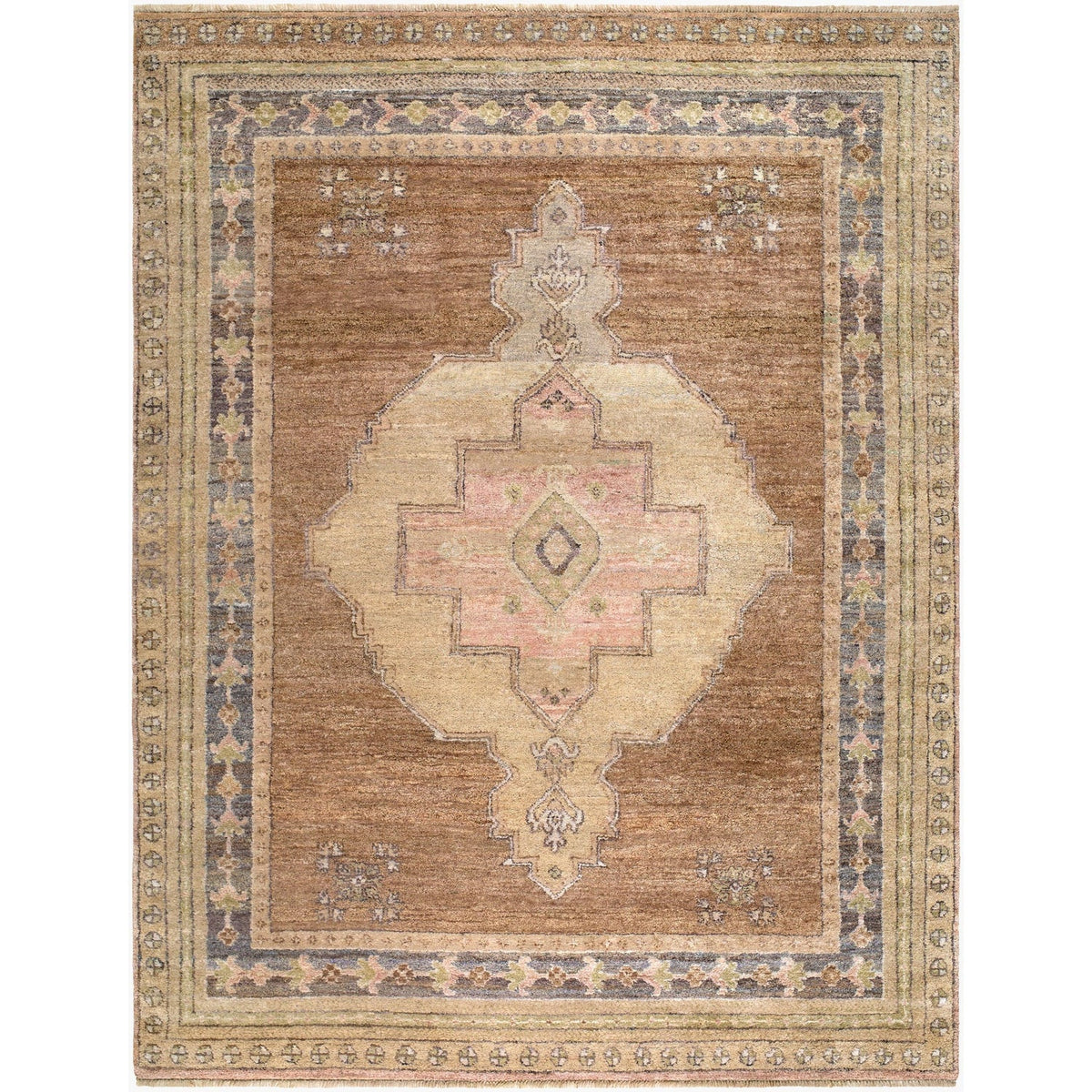 Surya Malayer MYR-2300 hand-knotted rug in 100% recycled silk