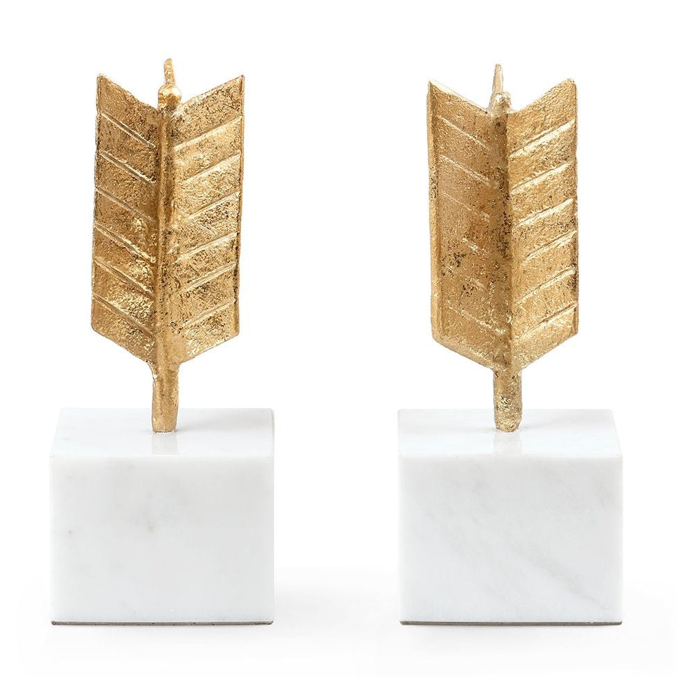 Villa and House Arrow Bookend Set