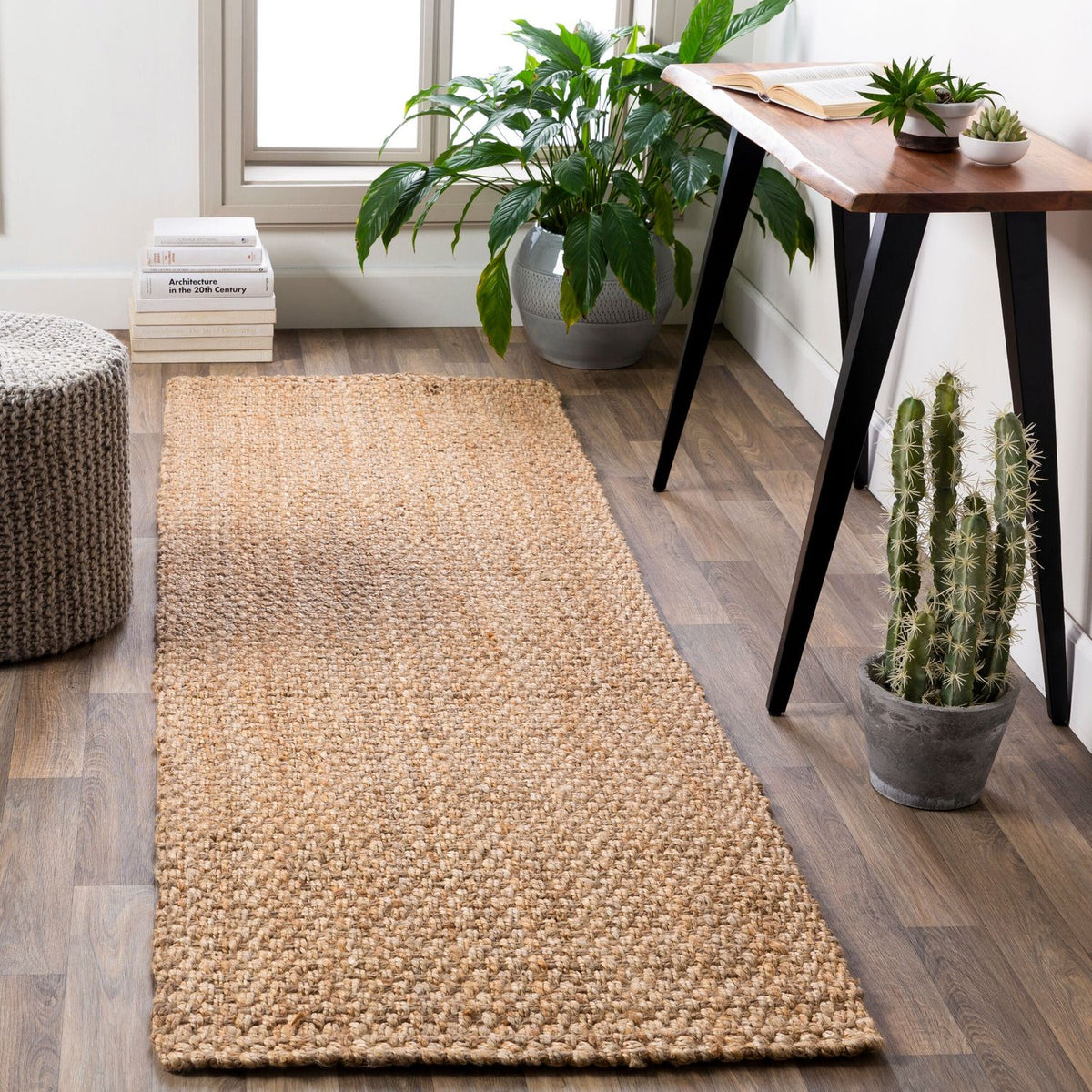 Livabliss Jute Woven Hand Woven Rug