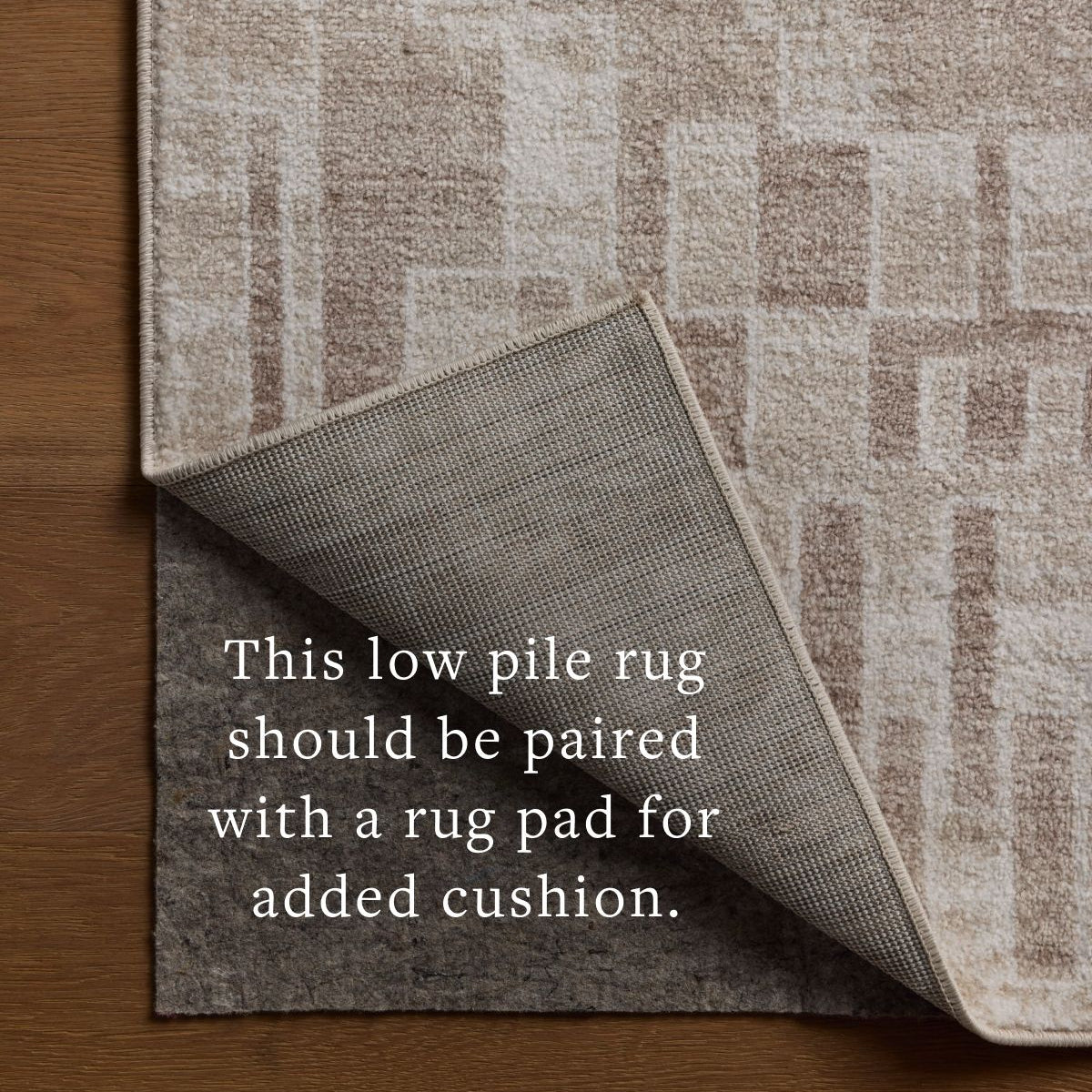 Loloi Lune Ivory / Mushroom Power Loomed Rug