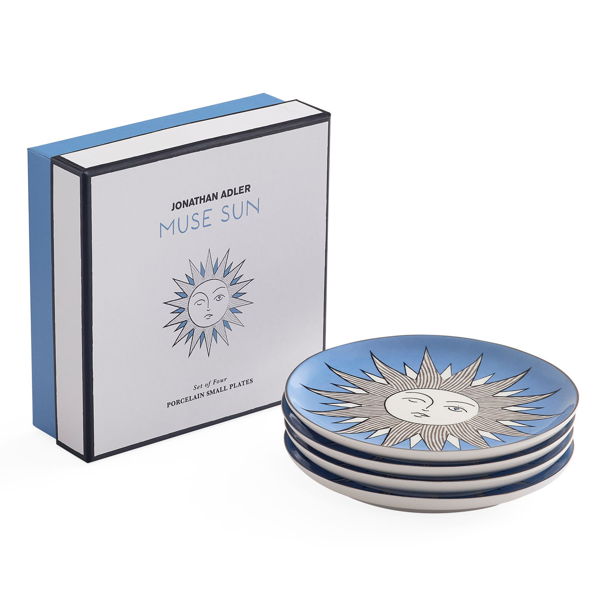 Jonathan Adler Muse Sun Small Plate Set