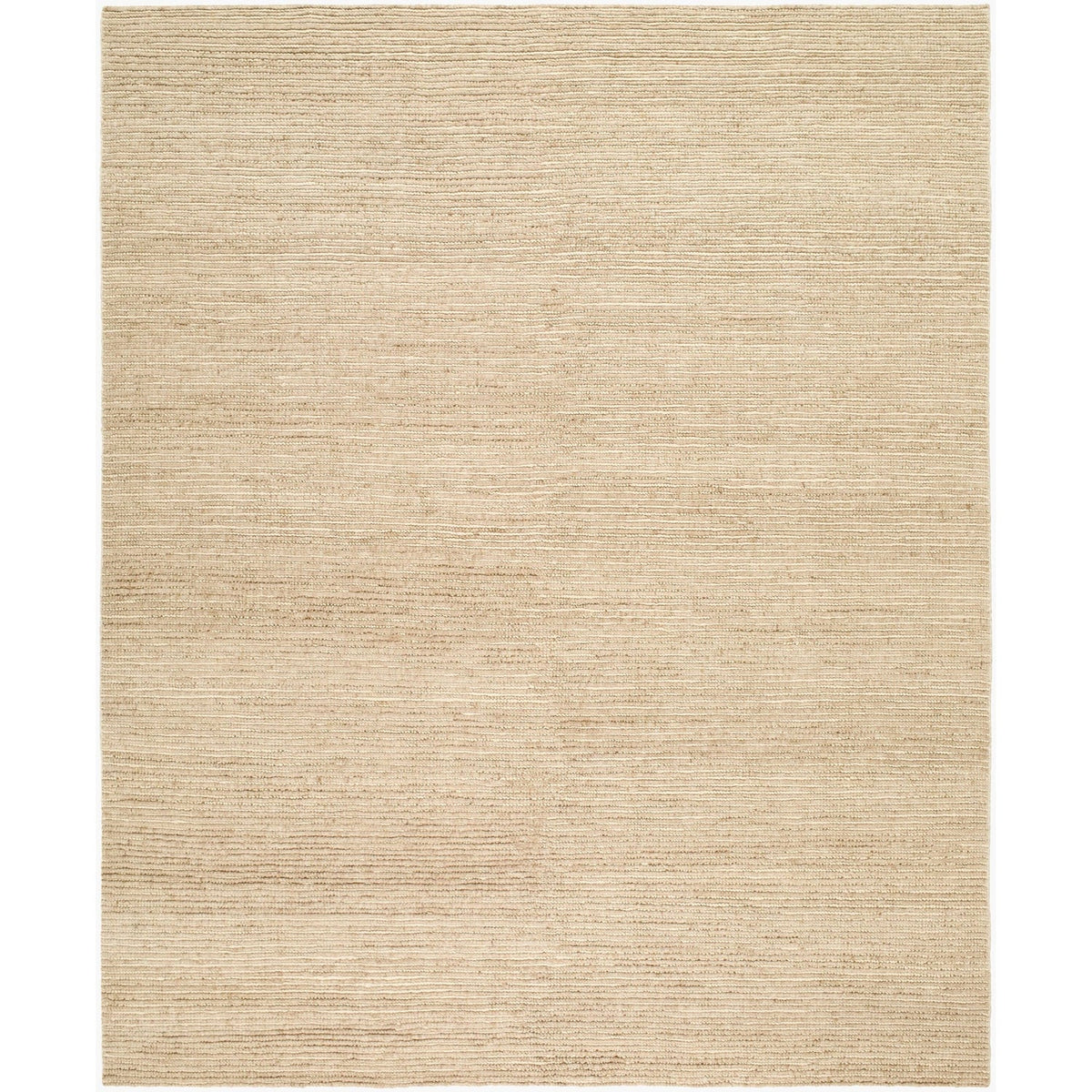 Surya Japandi Hand Woven Rug shown flat displaying its beige hand woven design