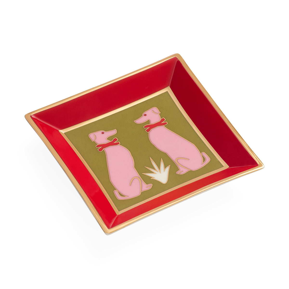 Jonathan Adler Playa Greyhounds Square Tray