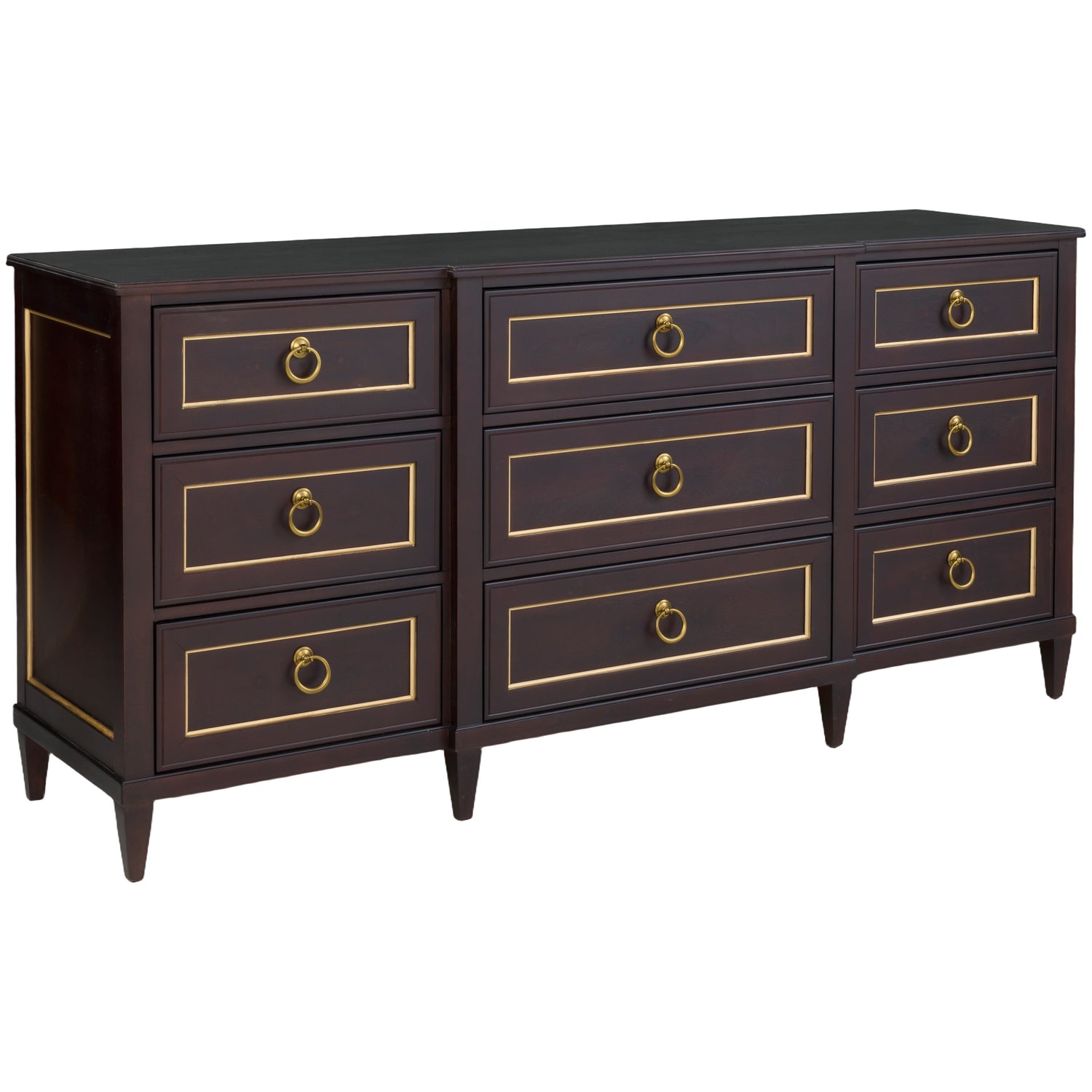 Fairfield Chair Matteo Palazzo Cafe Mocha Nine Drawer Dresser in Cafe Mocha