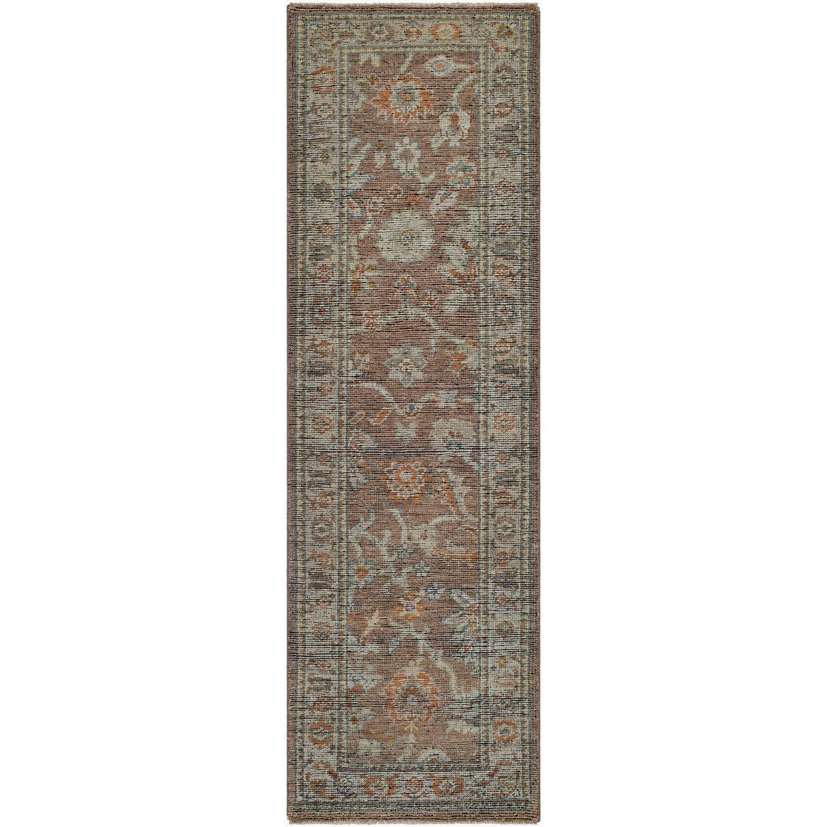 Surya Reign REG-2318 Hand Knotted Rug in pure wool, Brown, Black, Olive, Beige