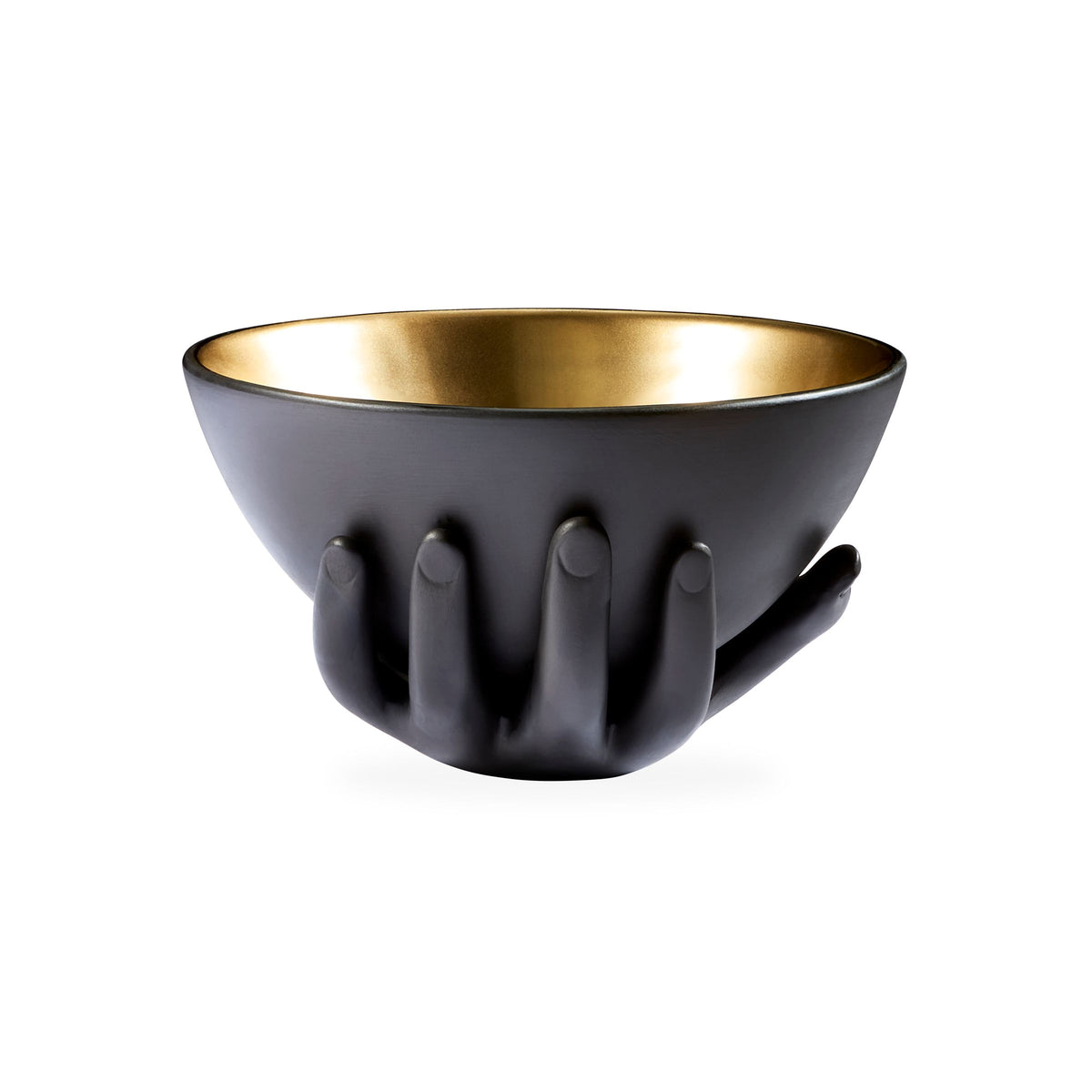 Jonathan Adler Eve Accent Bowl, Black Porcelain