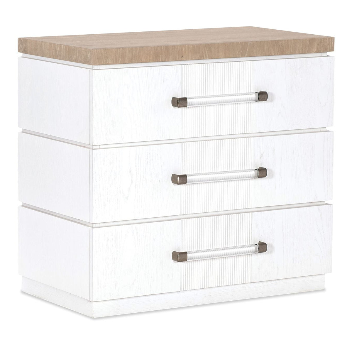 Margaritaville Key Largo Nightstand in Sea Salt body with Arroyo top, primary product view