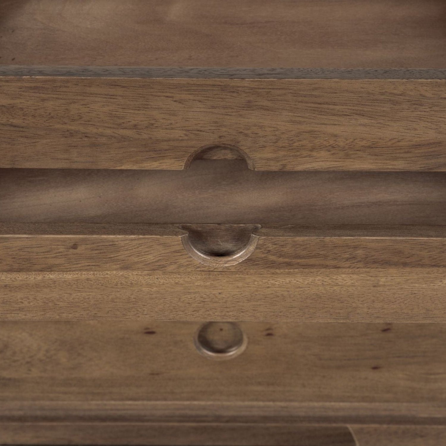 Eros Side Table with dark walnut finish