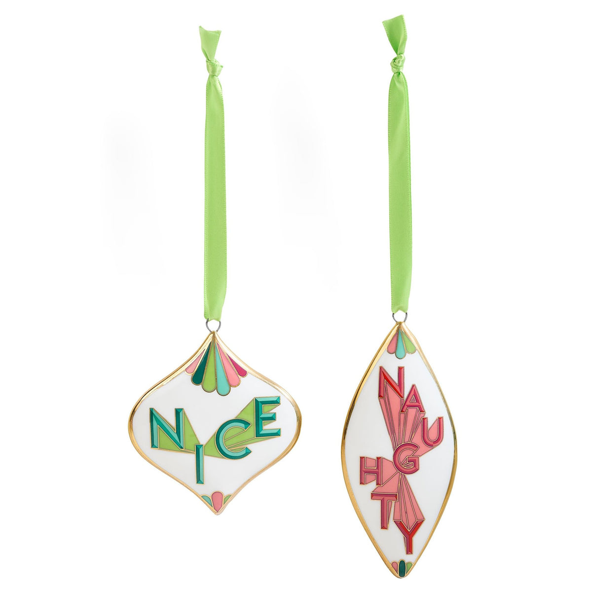 Jonathan Adler Naughty & Nice 2026 Ornament Set