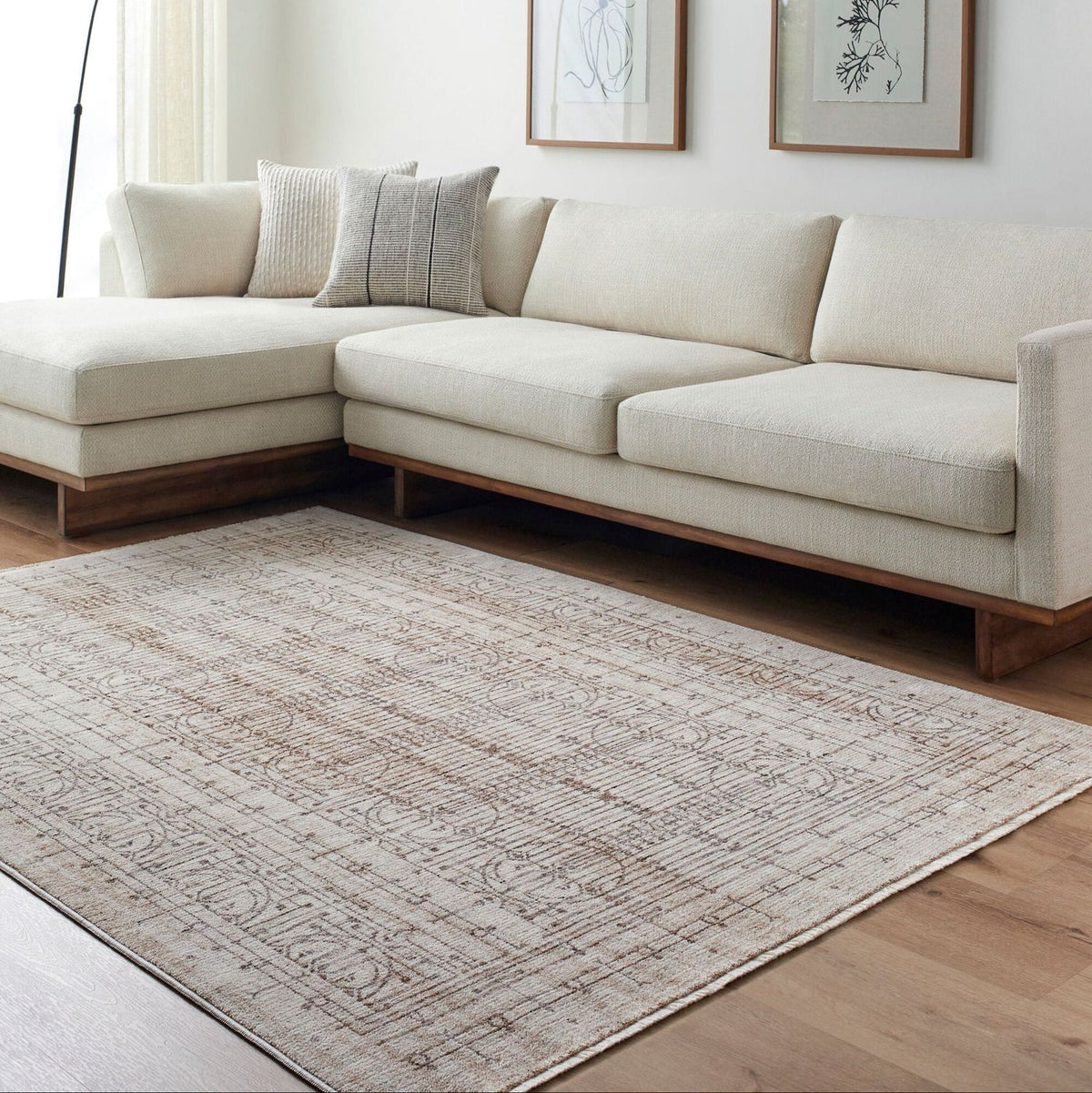 Frank Lloyd Wright Foundation x Livabliss Usonia USO-2304 Machine Woven Rug