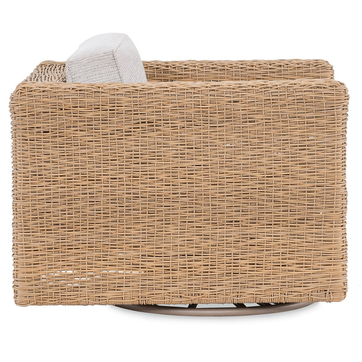 Margaritaville Somerset Outdoor Swivel Glider Club Chair in Poros Dune