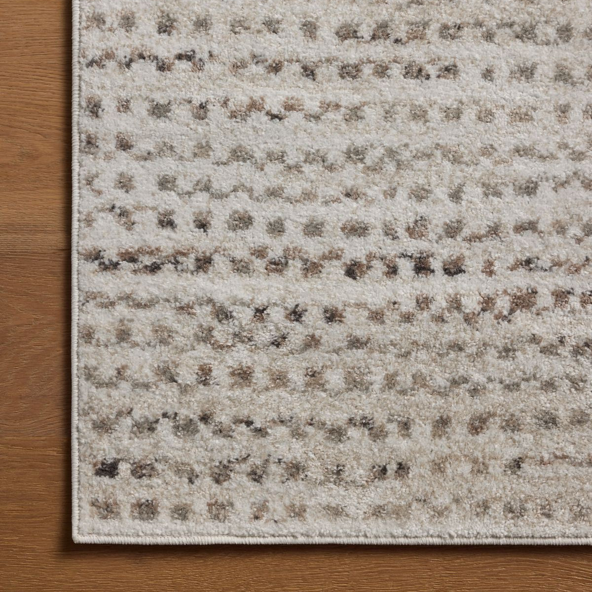 Loloi Lune Ivory / Pebble Power Loomed Rug