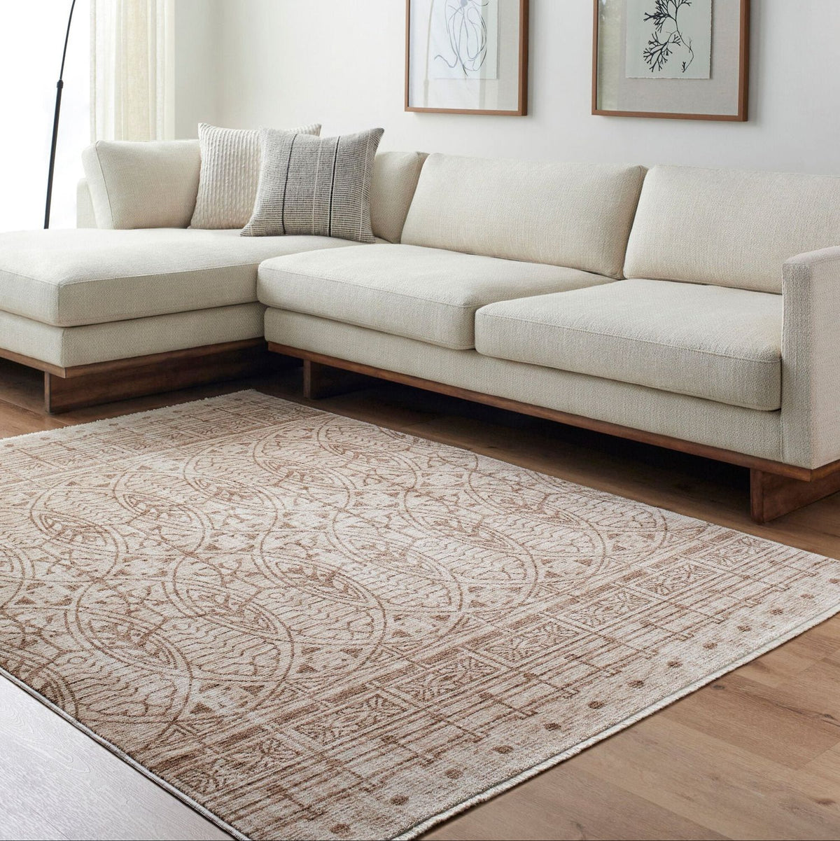 Frank Lloyd Wright Foundation x Livabliss Usonia USO-2305 Machine Woven Rug