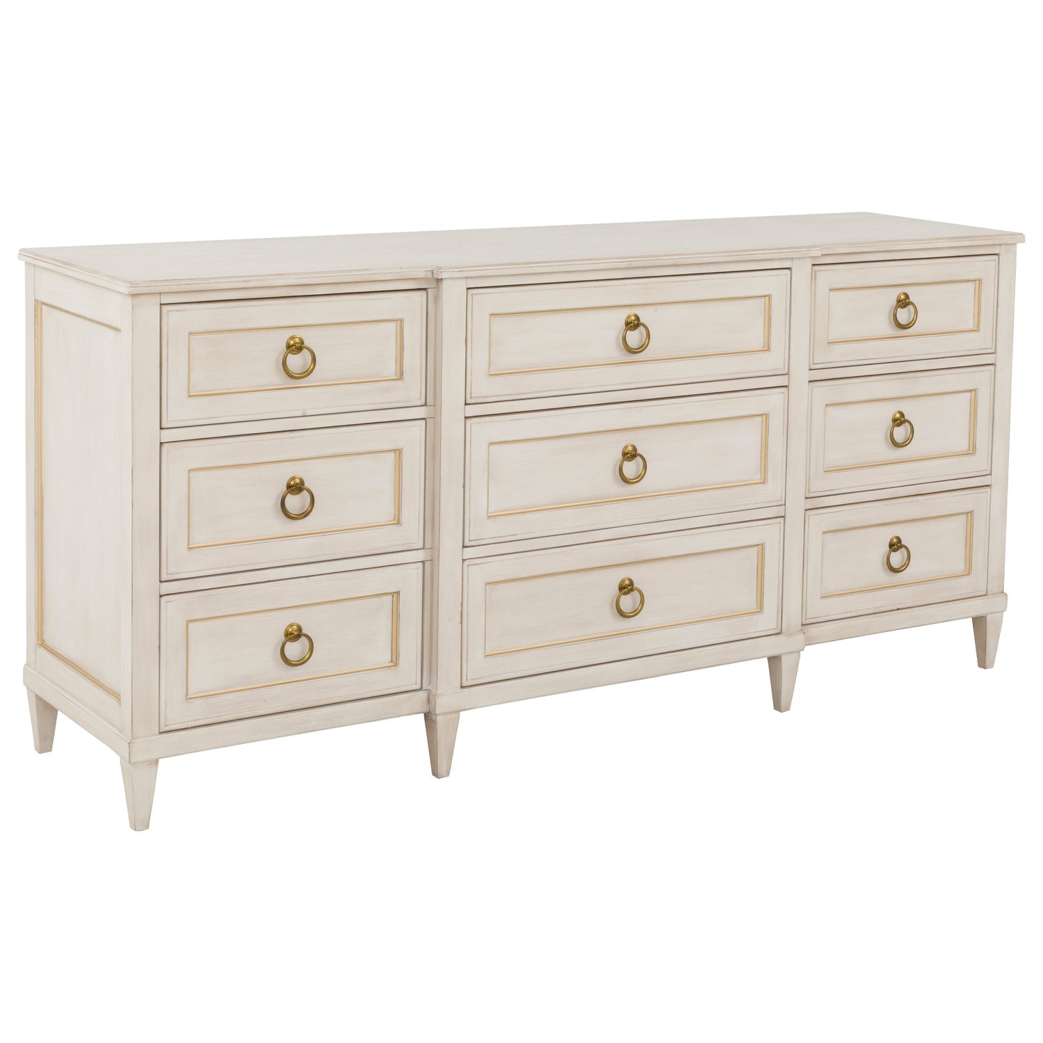 Fairfield Chair Matteo Palazzo Champagne Mist Nine Drawer Dresser in Champagne Mist