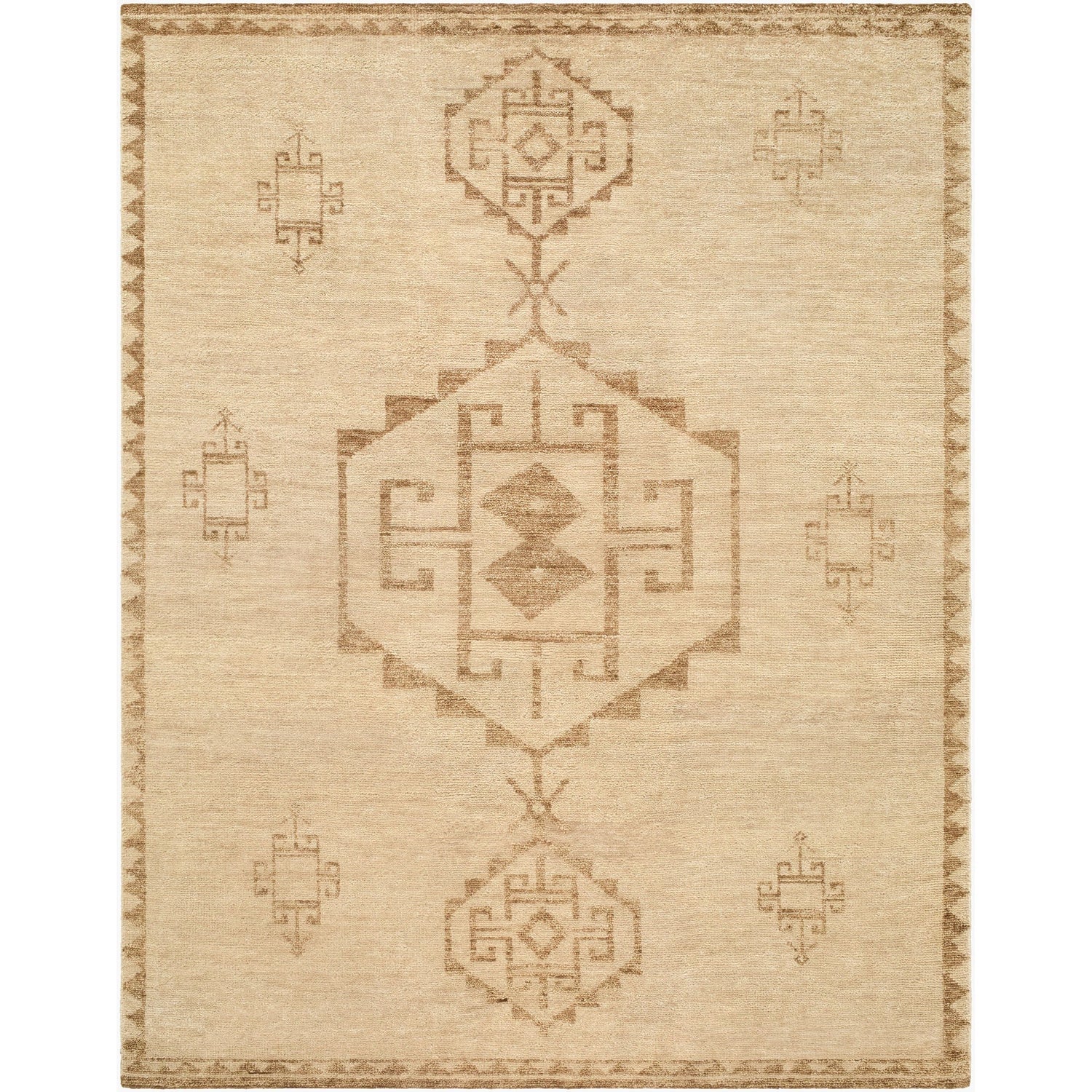 Surya Alara AAL-2306 Hand Knotted Rug in Beige, Sandstone and Taupe