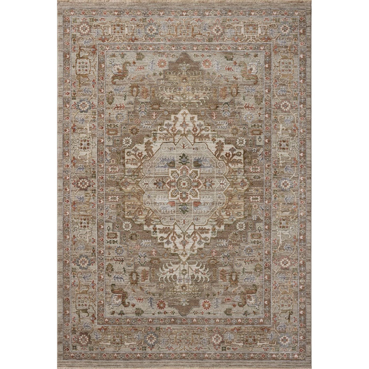 Loloi Aylin Mushroom/Fiesta Power Loomed Rug