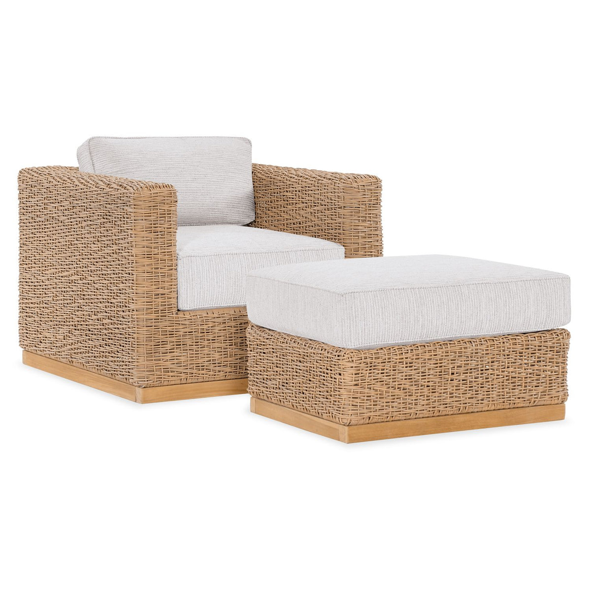 Margaritaville Somerset Outdoor Club Chair in Poros Dune