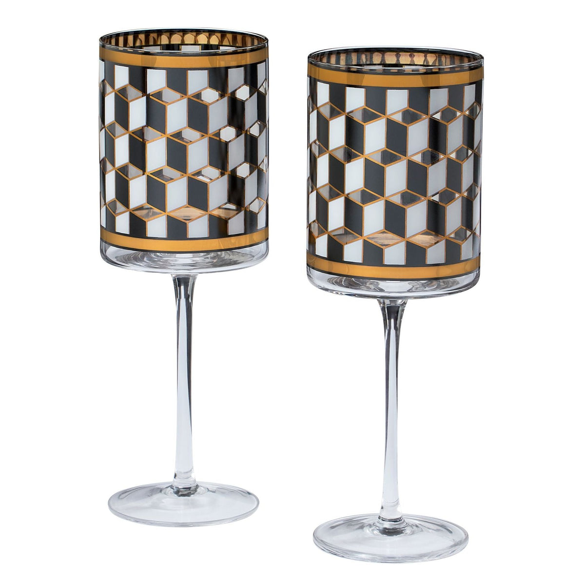 Jonathan Adler Versailles Wine Glass Set