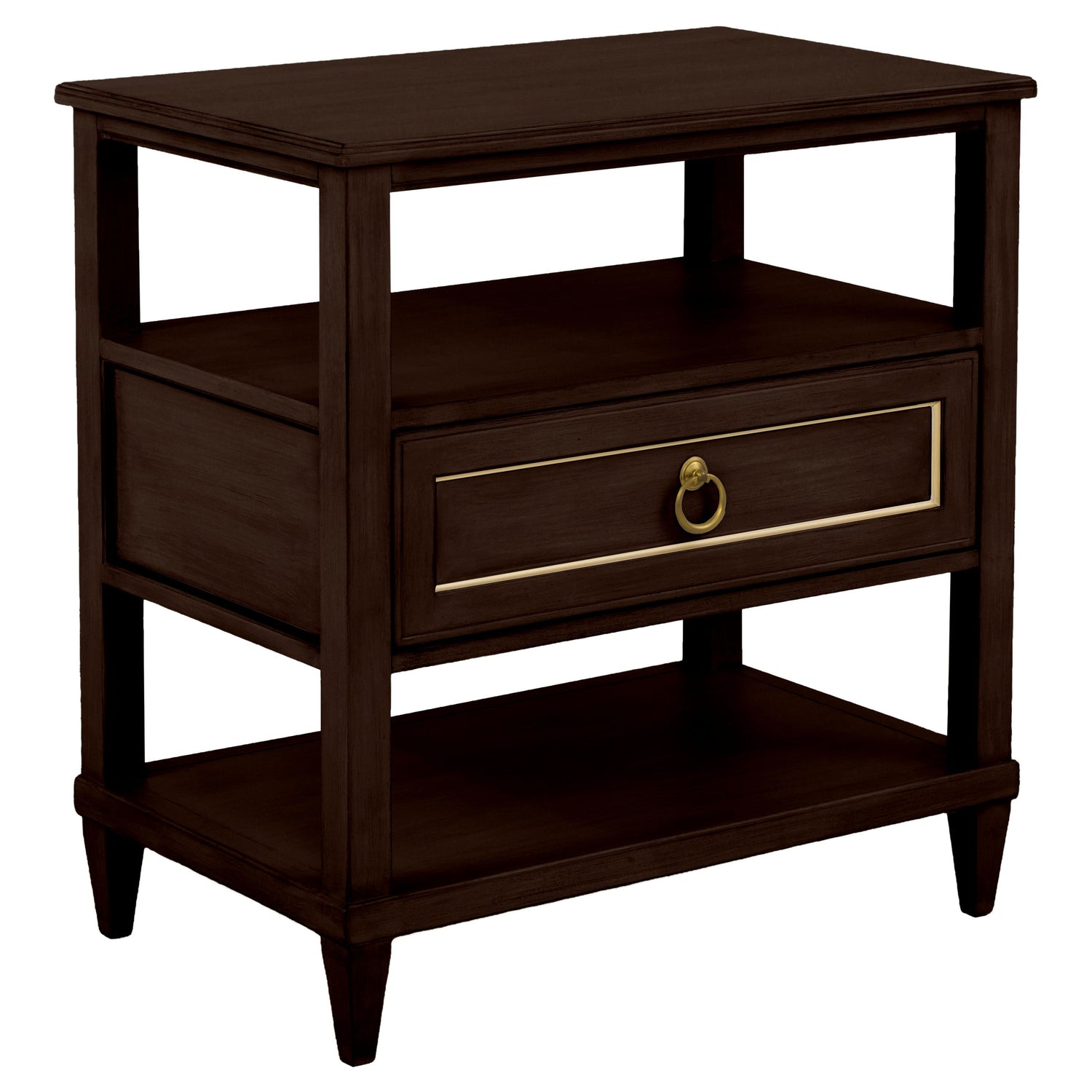 Fairfield Chair Matteo Palazzo Cafe Mocha One Drawer Nightstand Set of 2 in Cafe Mocha finish