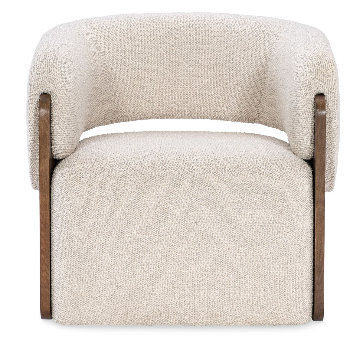 Margaritaville Livingston River Natural Exposed Wood Swivel Chair