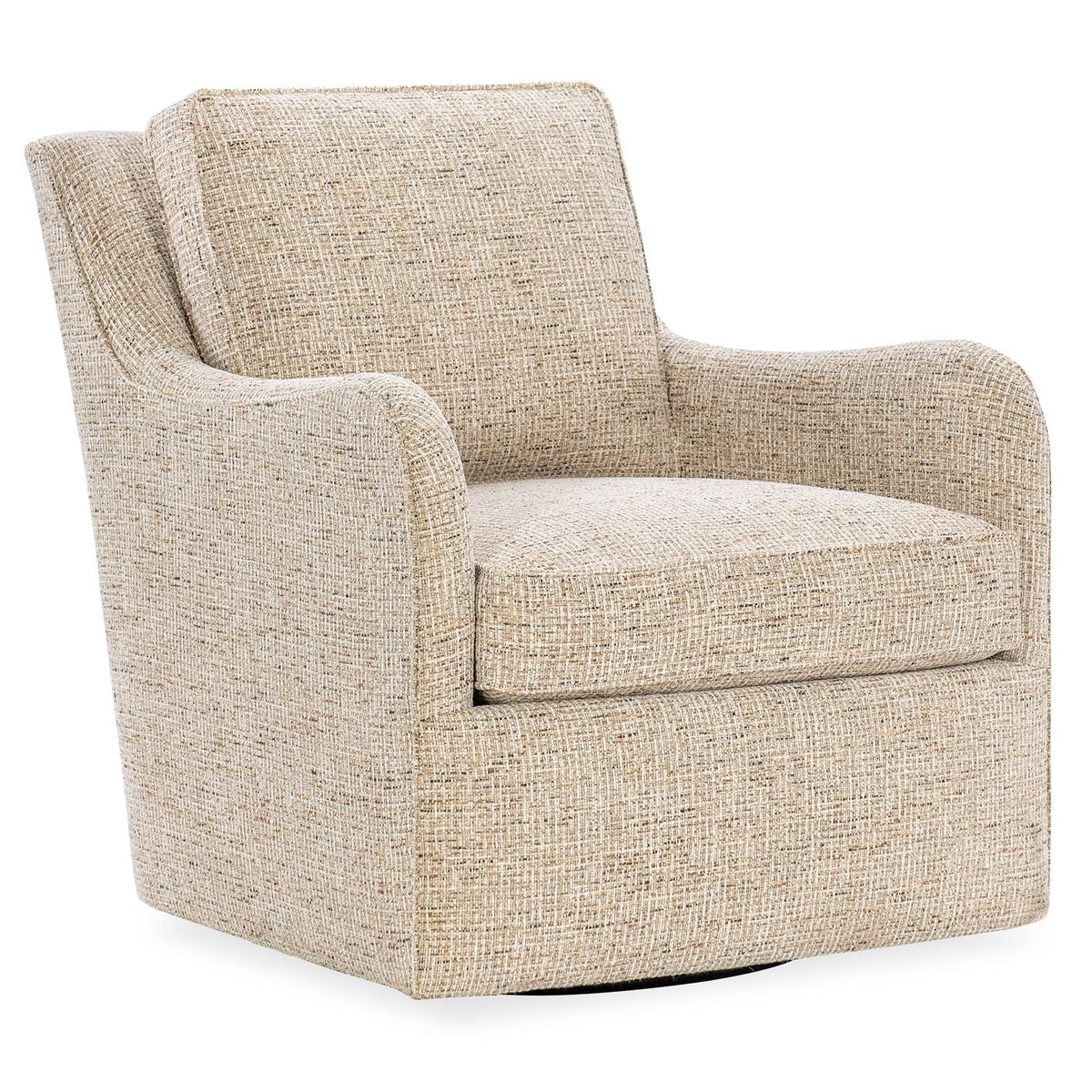Margaritaville Slow Lane Succor Hickory-Beige Swivel Chair, primary product view