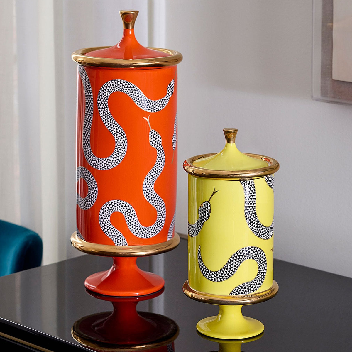 Jonathan Adler Eden Yellow Canister
