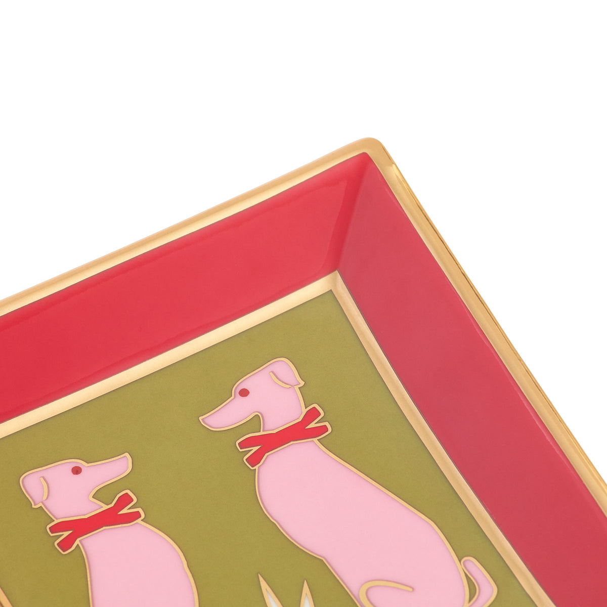 Jonathan Adler Playa Greyhounds Square Tray