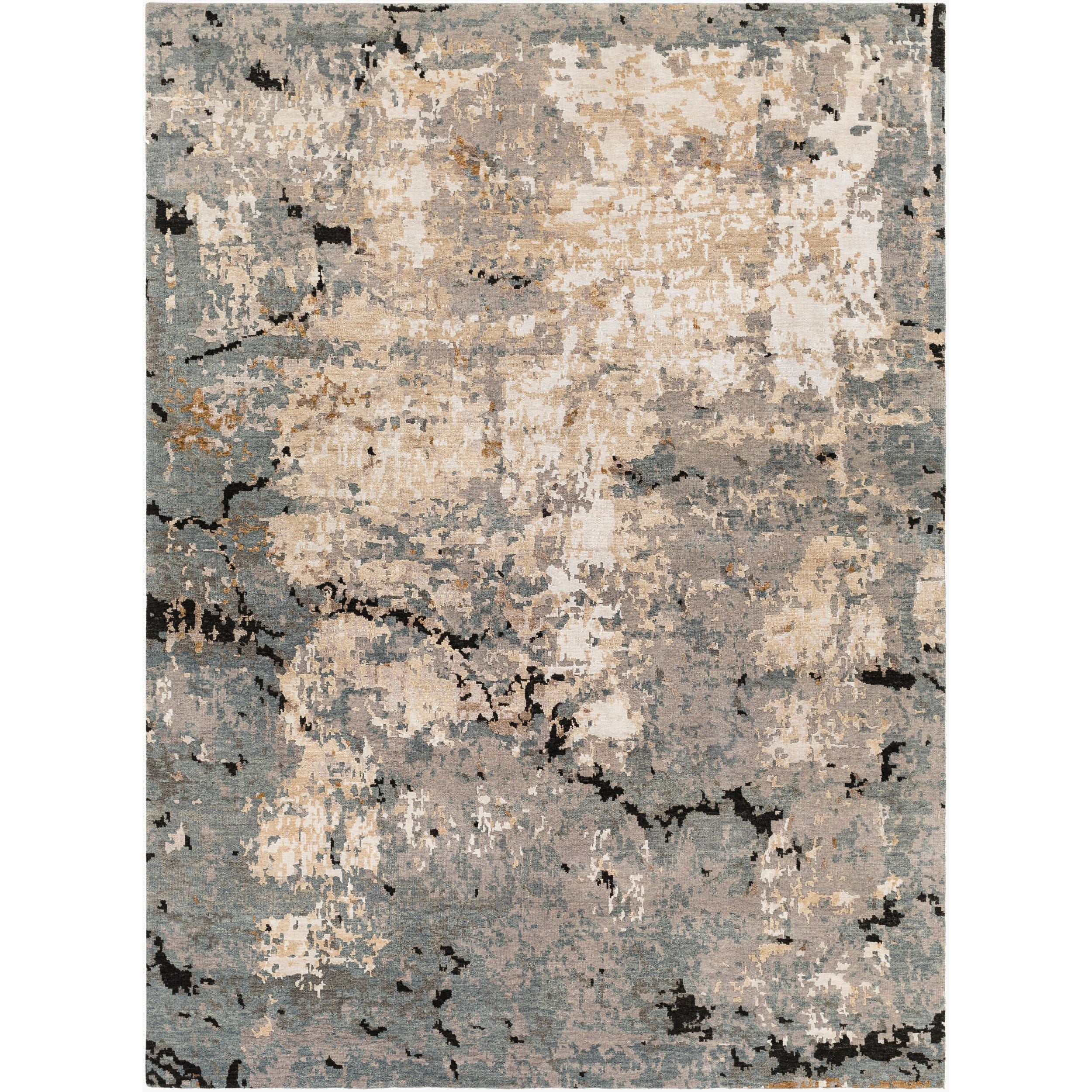 Surya Arte RTE-2307 Hand Knotted Rug in 63% wool, 37% viscose