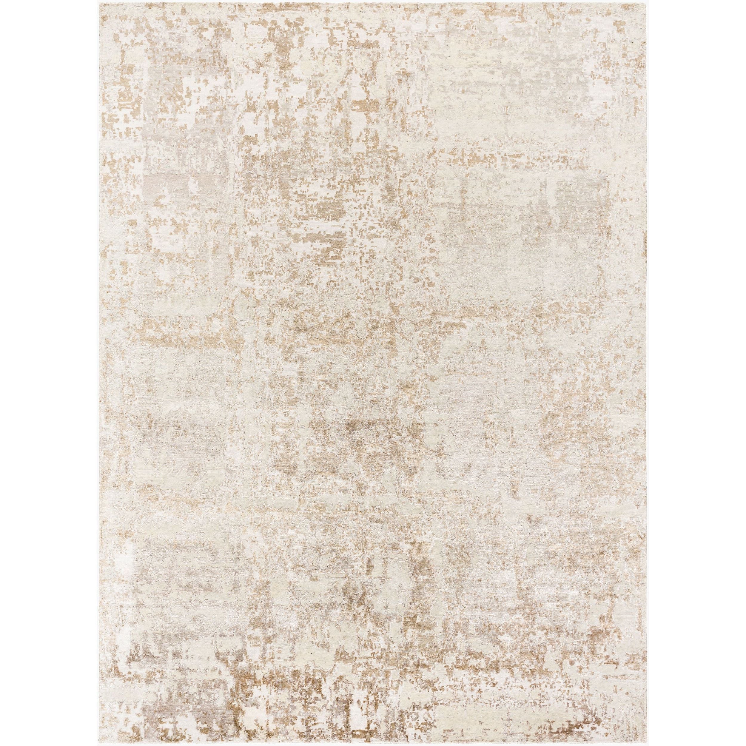Surya Imola IML-1013 Hand Knotted area rug in 60% Viscose, 20% Wool, 20% Linen, shown in Ivory, Sandstone, Taupe