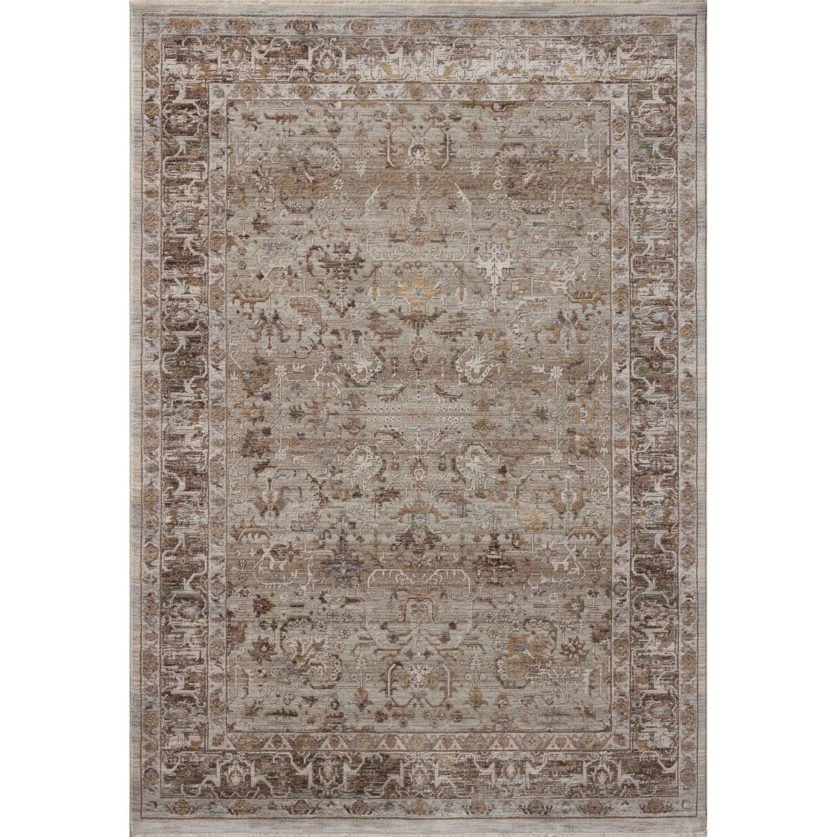 Loloi Aylin Pebble/Multi Power Loomed Rug