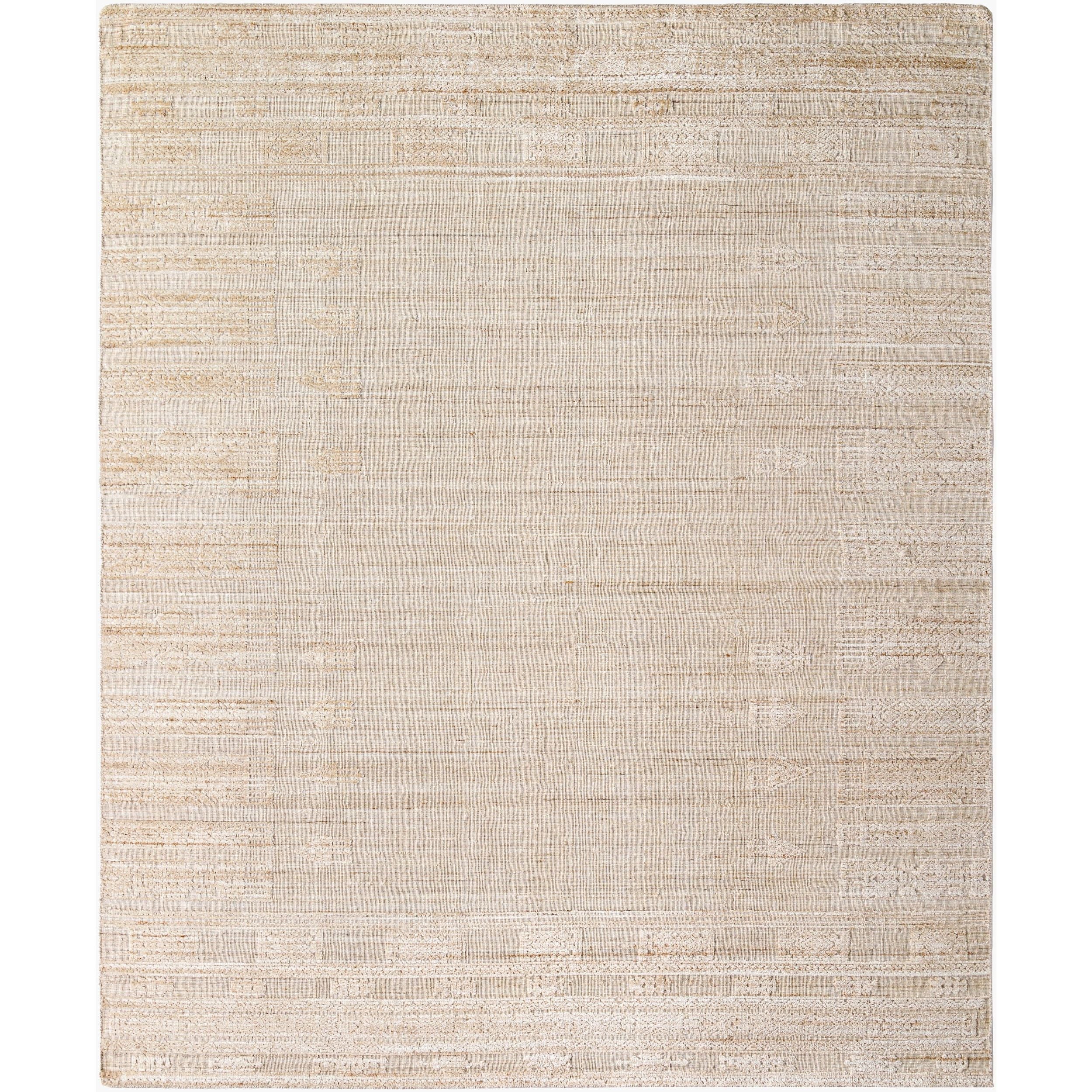 Surya Jackie JAK-2300 Hand Loomed Rug in viscose and wool, Beige, Sandstone, Ivory
