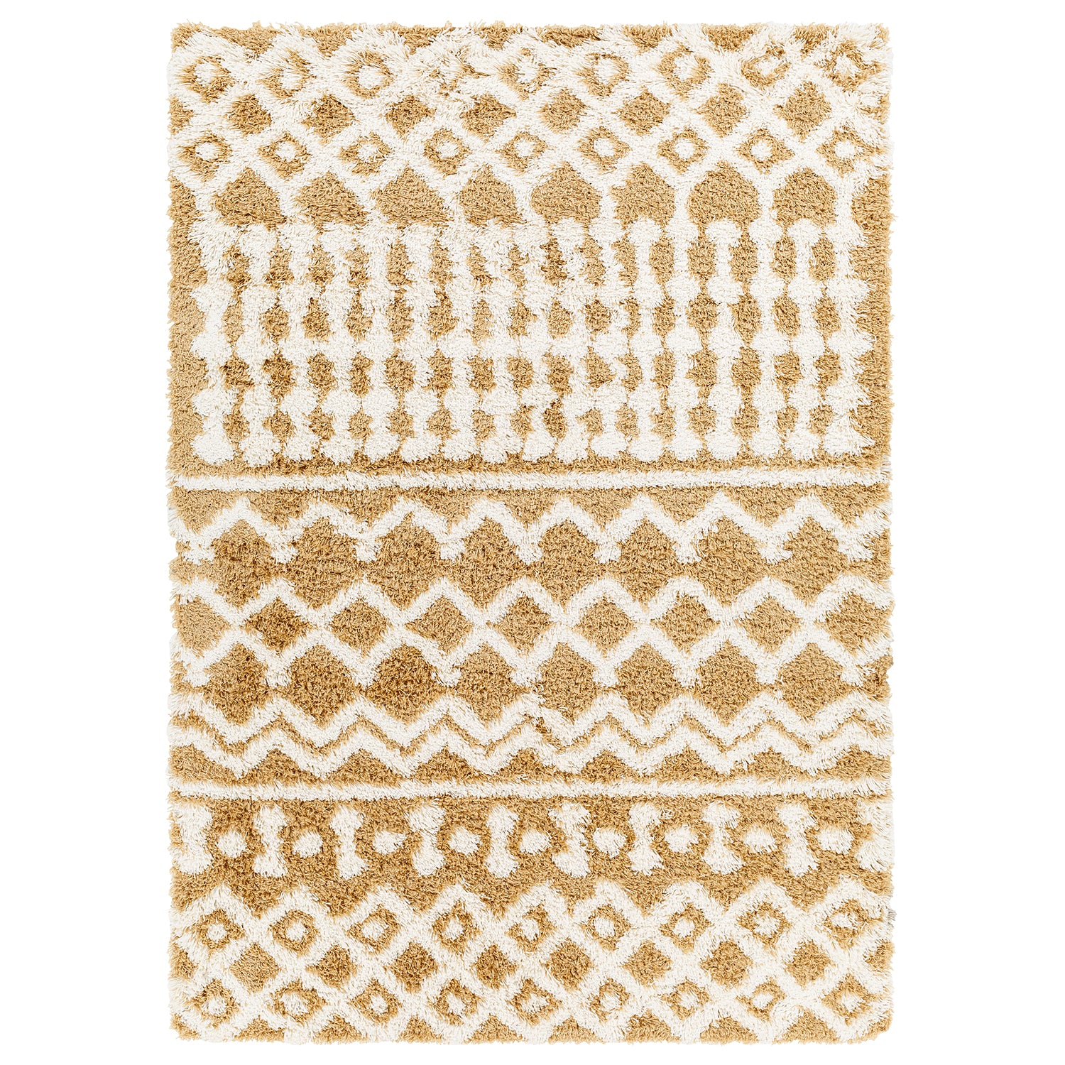 Livabliss Urban Shag Patterns Machine Woven Rug