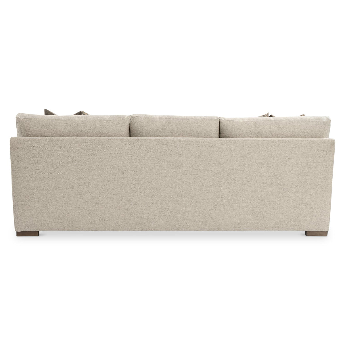 Bernhardt Living Fairfax Fabric Sofa in Beige, detail view