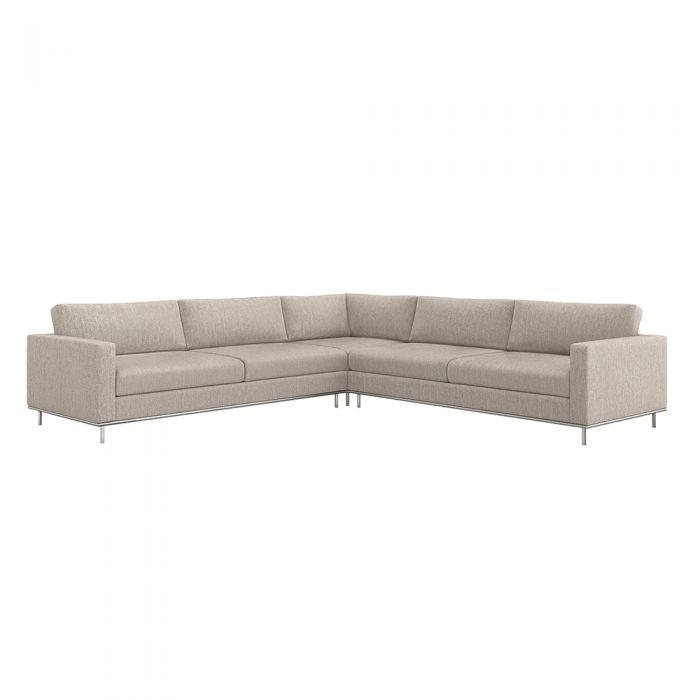 Interlude Home Valencia 3 Piece Sectional Sofa