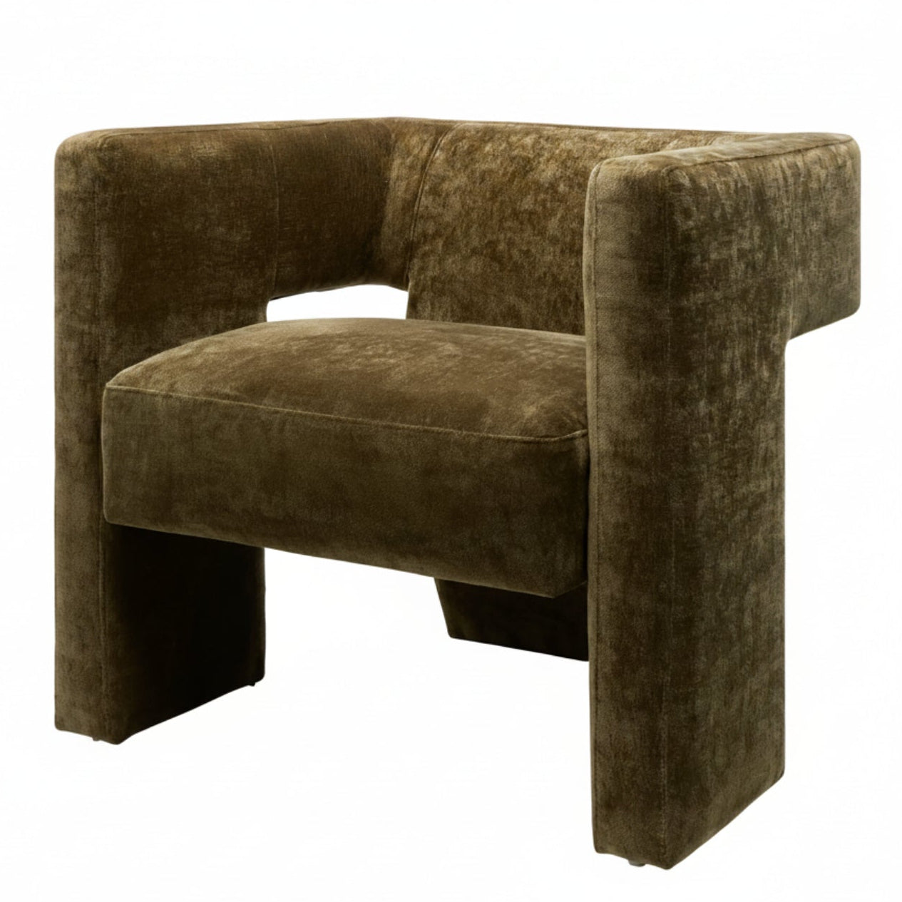 Veera Dark Green Accent Chair