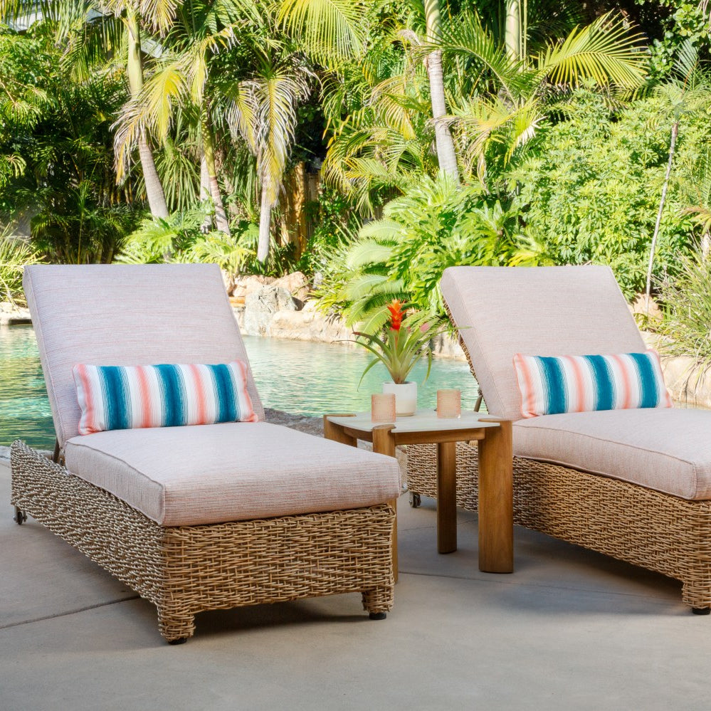 Margaritaville Somerset Outdoor Chaise in Poros Dune
