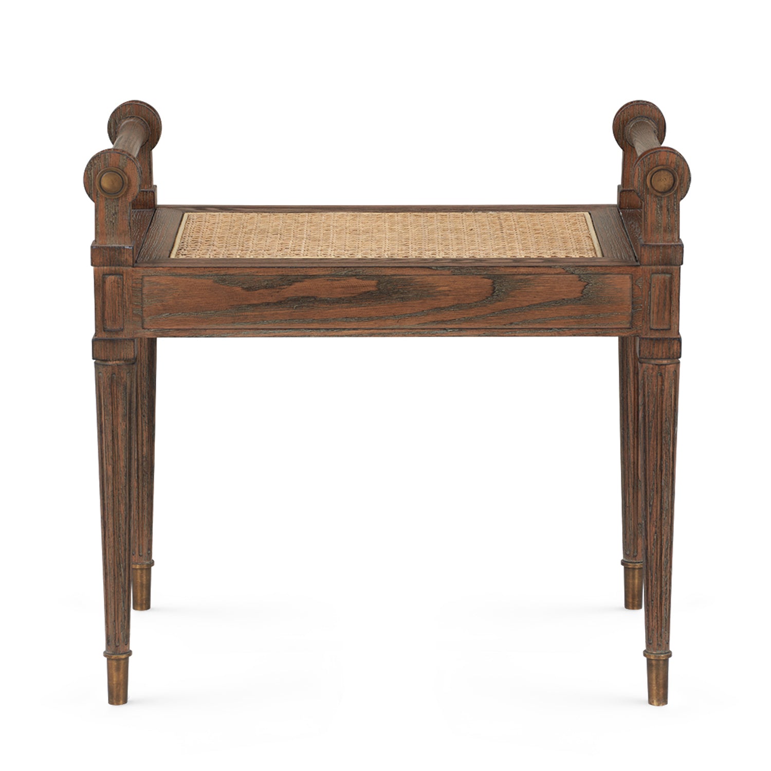 Vienna bench smaller size styled in an entry setting