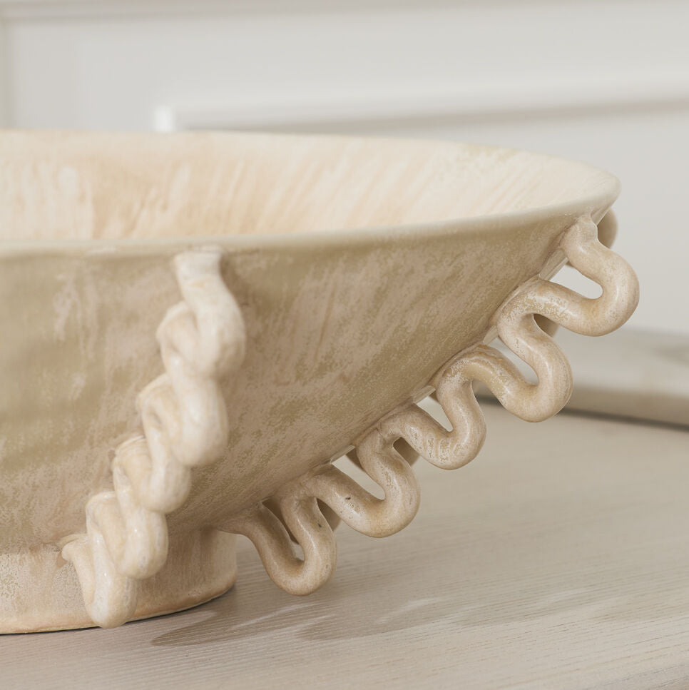 Vitali Bowl styled as home decor