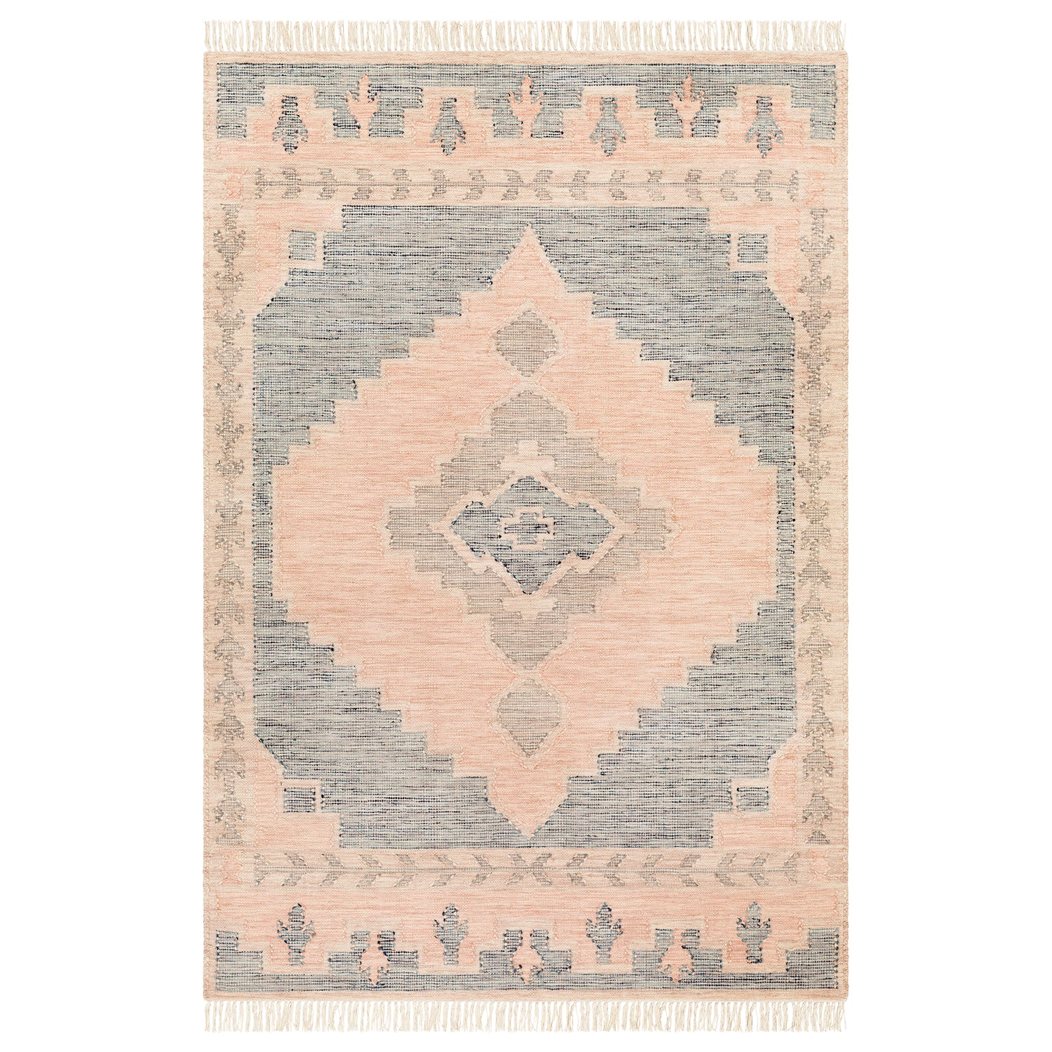Livabliss Valerie Taupe Hand Woven Rug