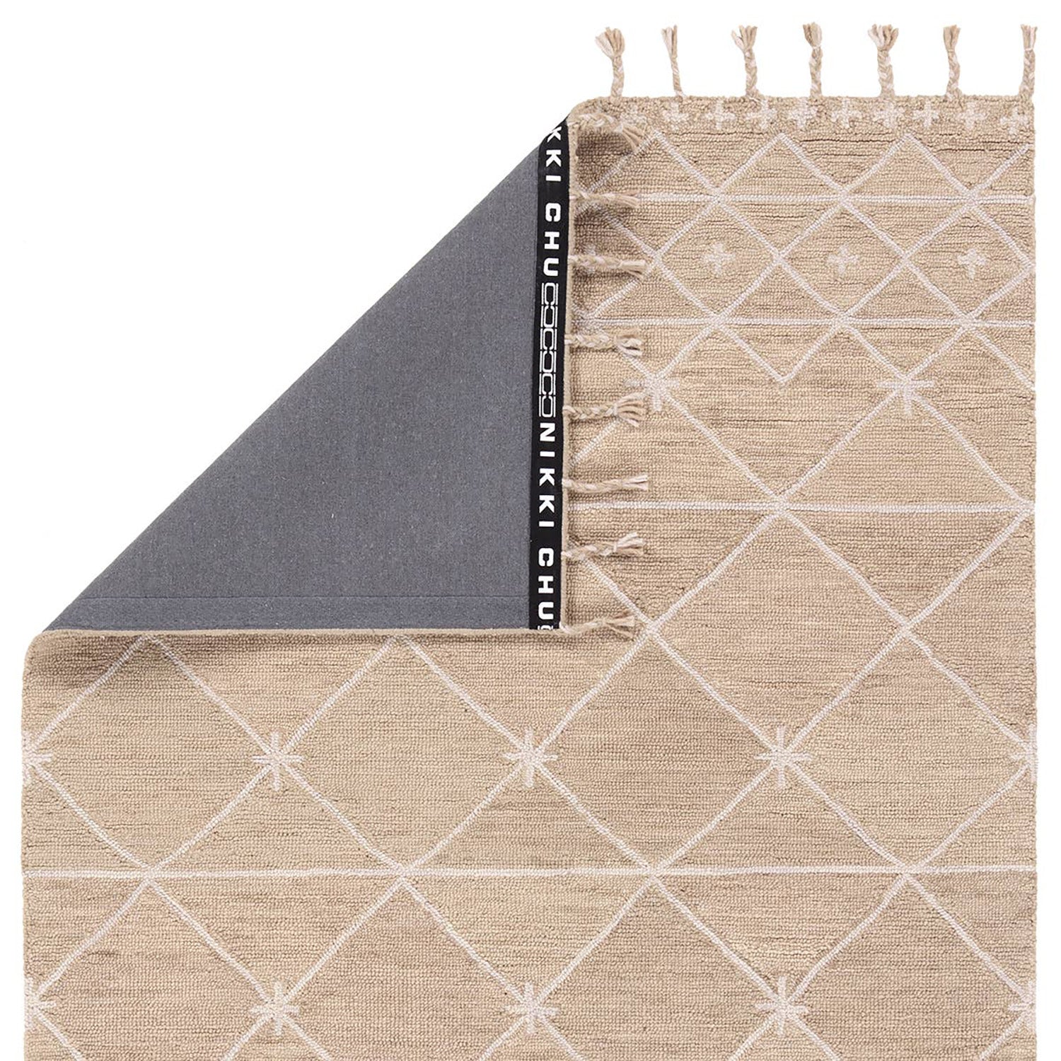 Nikki Chu by Jaipur Living Vera Rhea Beige Hand Tufted Rug