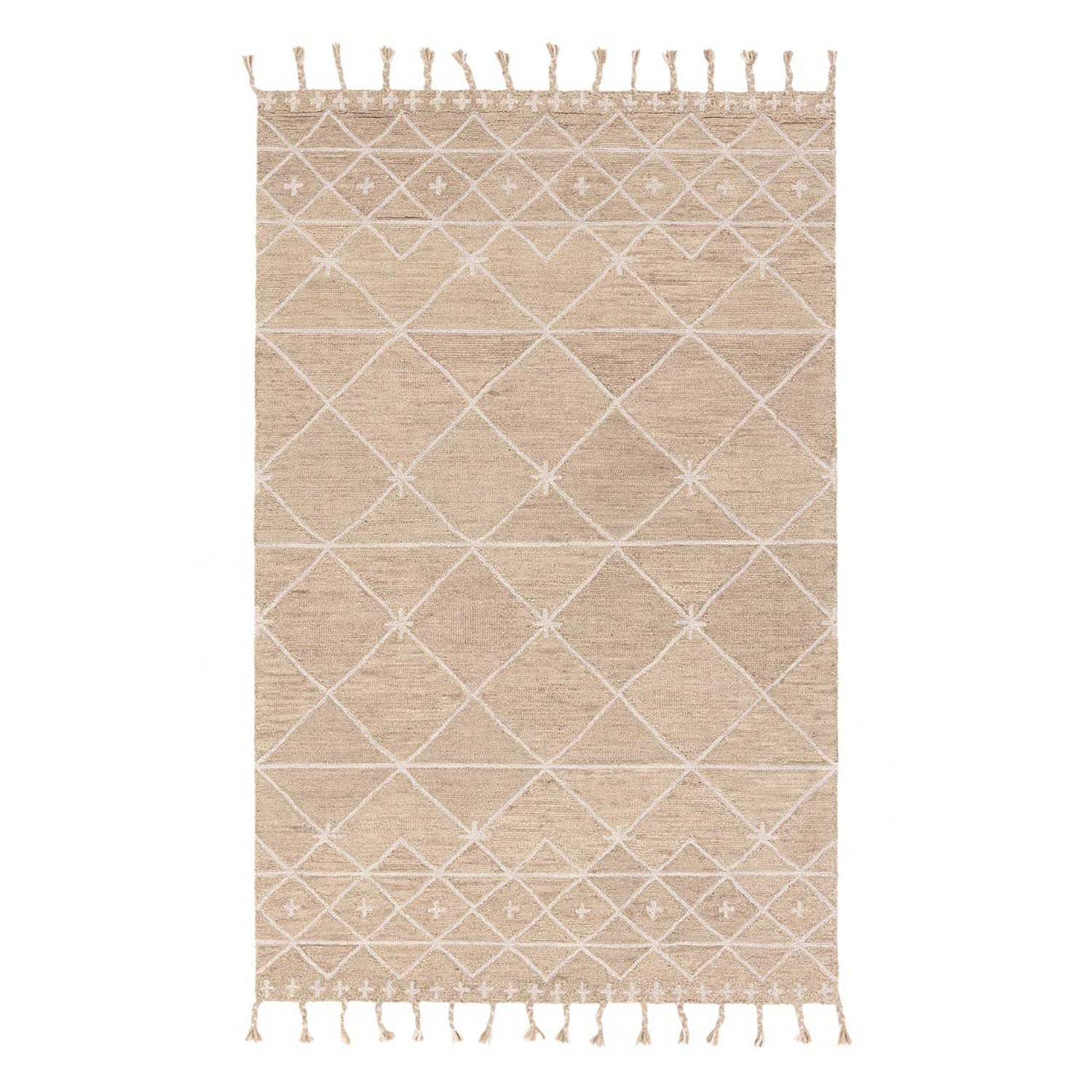 Nikki Chu by Jaipur Living Vera Rhea Beige Hand Tufted Rug
