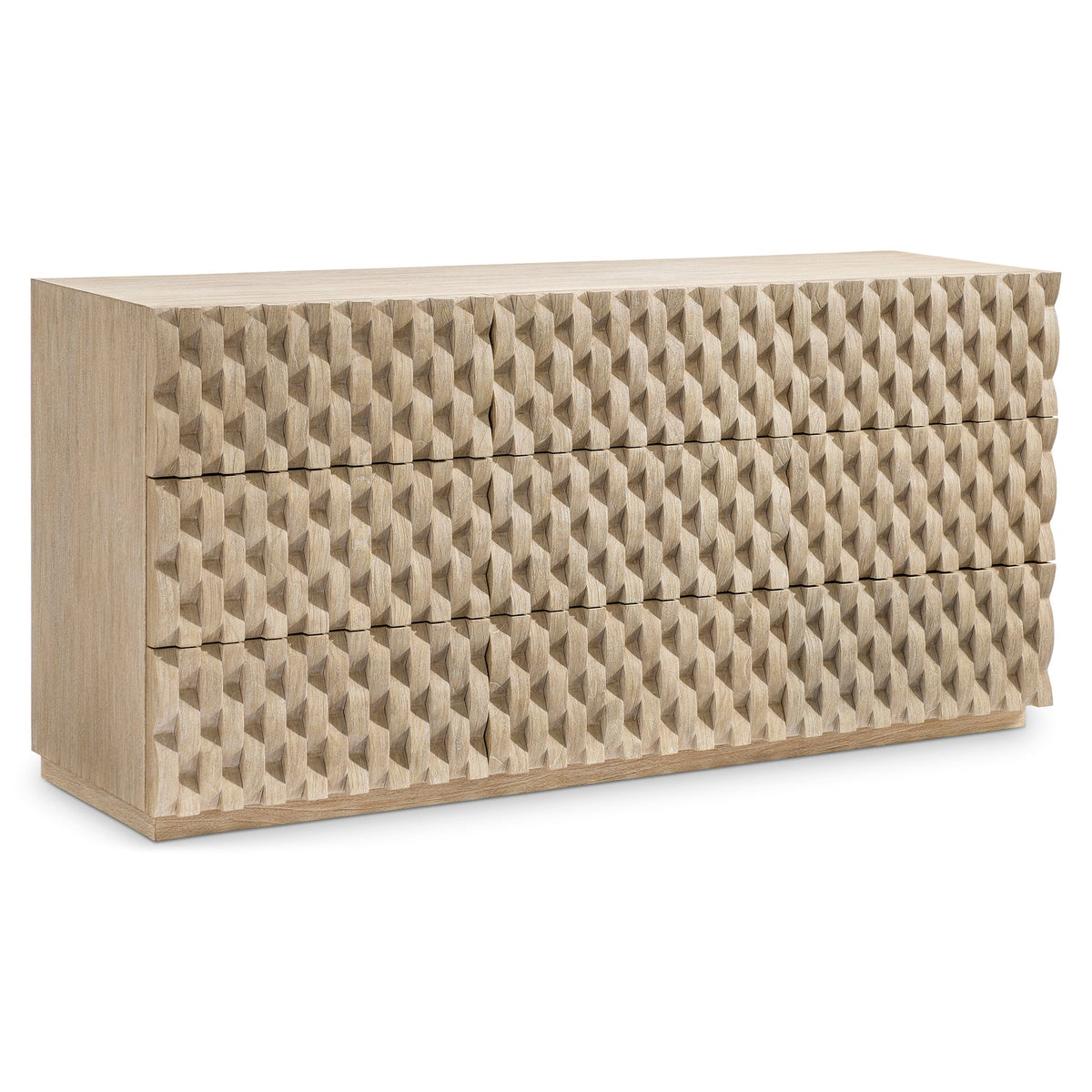 Bernhardt Interiors Candra Dresser in Beige/Tan, front view