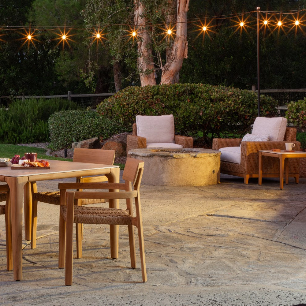 Margaritaville Catalina Outdoor Club Chair in Poros Dune